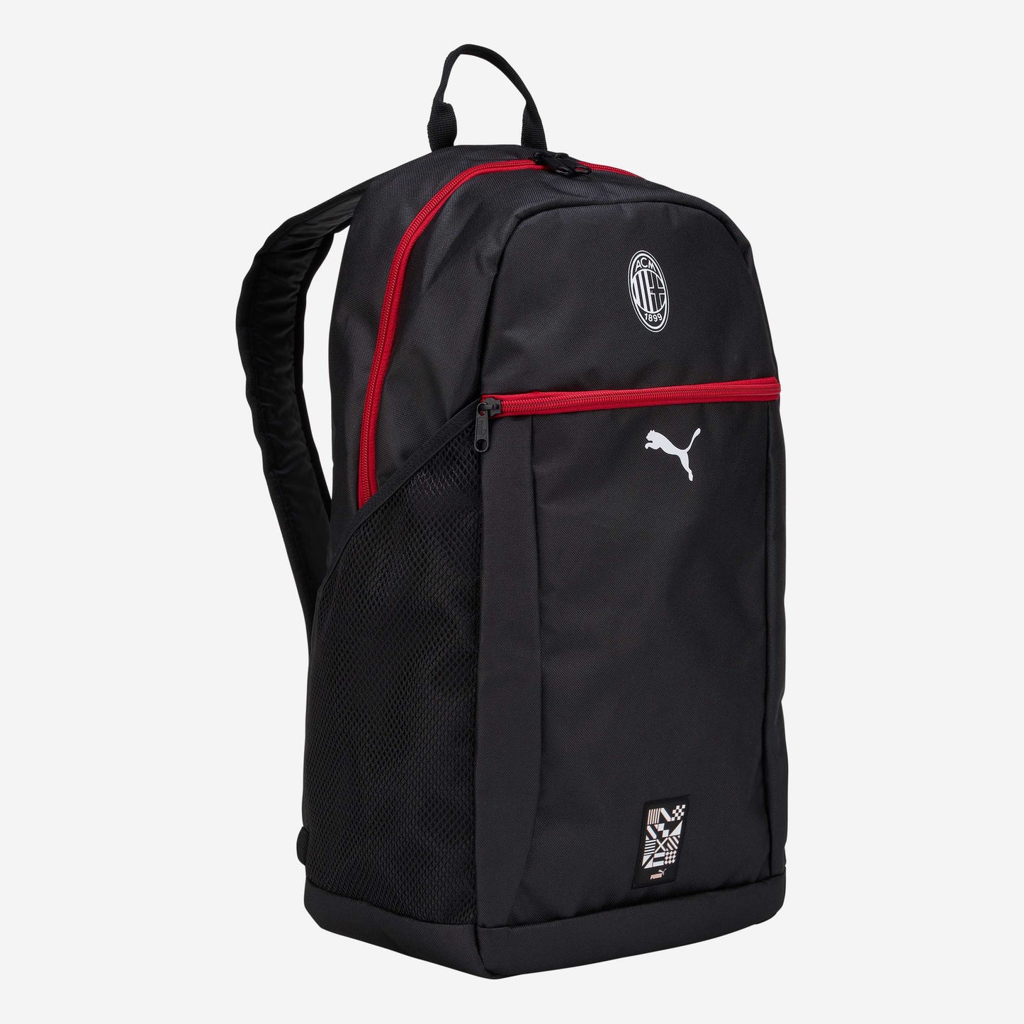 ZAINO MILAN NERO CON DETTAGLI A CONTRASTO