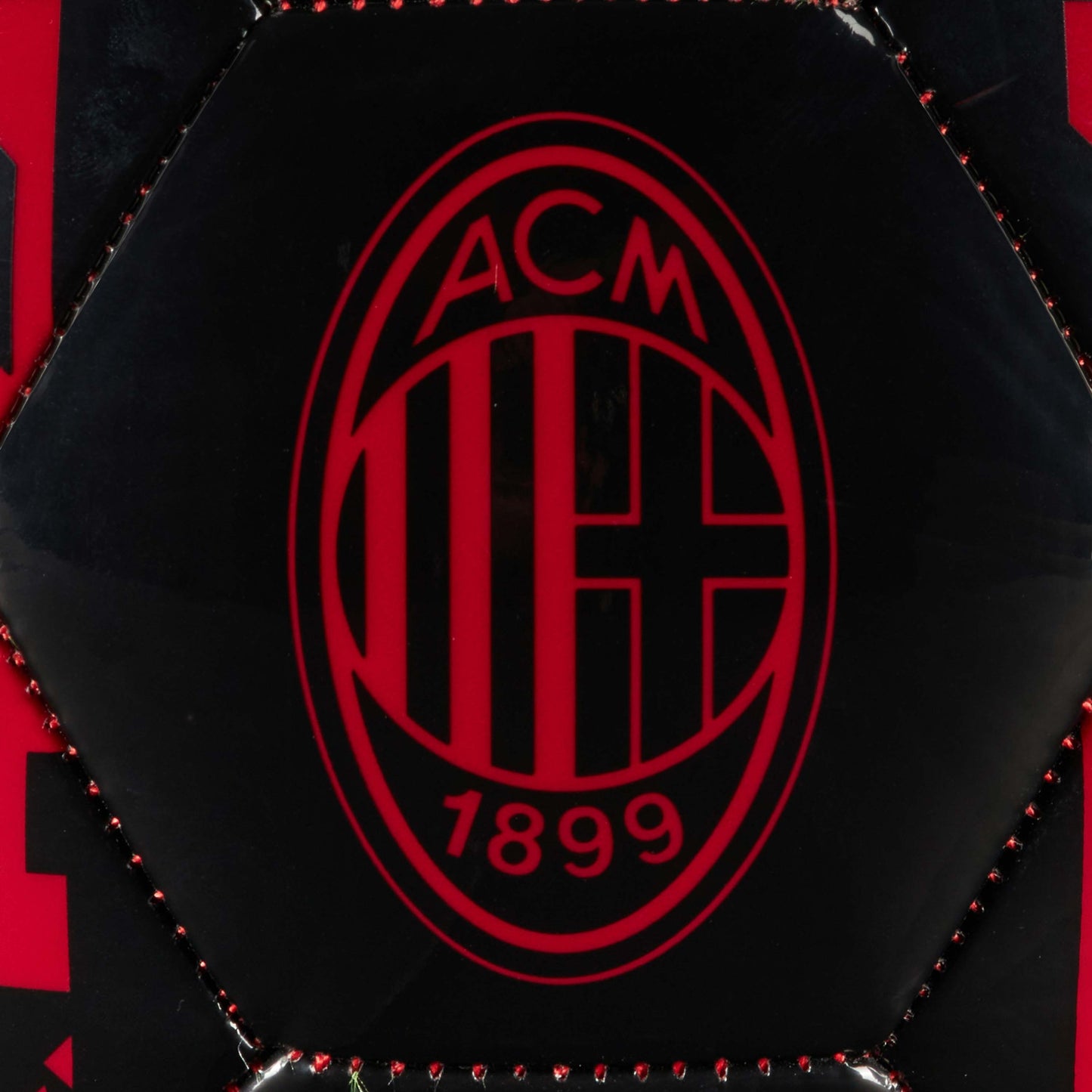 MILAN SOCCER BALL WITH GEOMETRIC DESIGN AND LOGOS