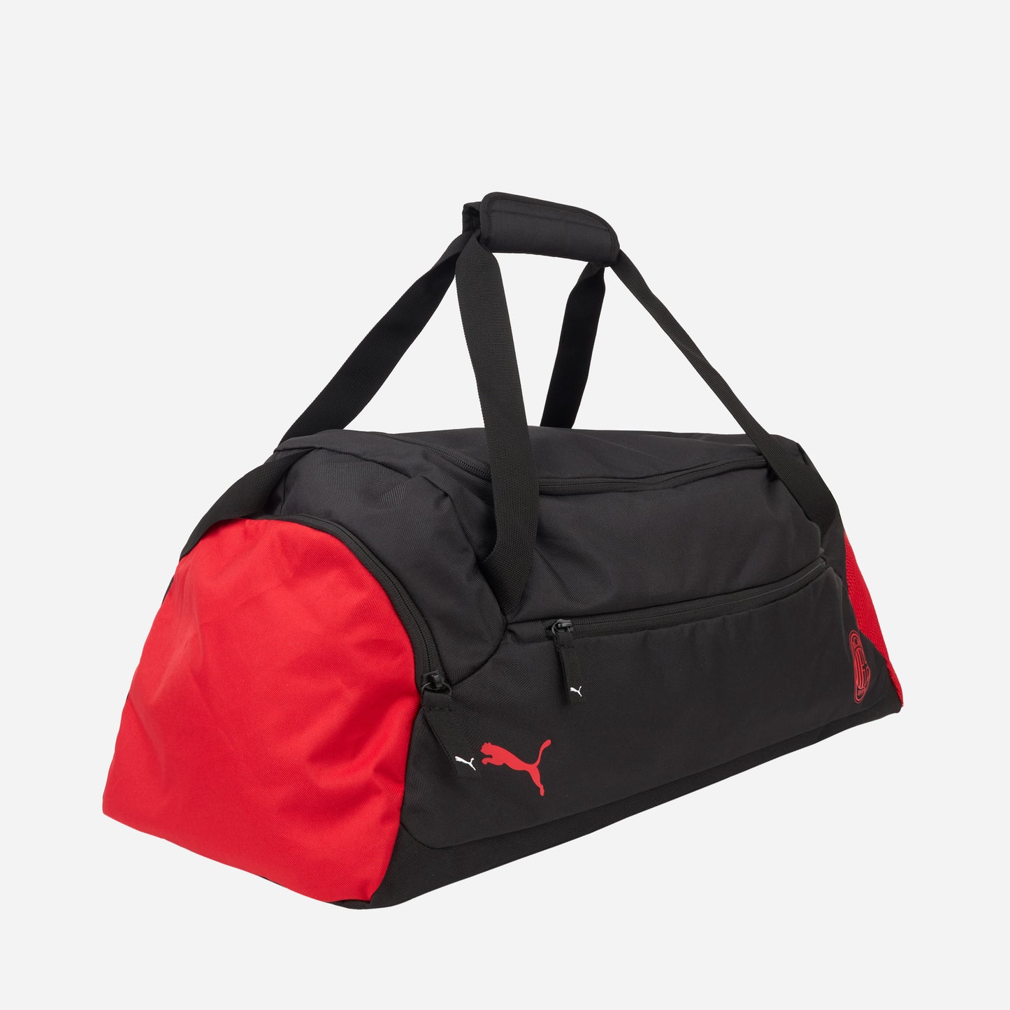 BORSA SPORTIVA NERA E ROSSA MILAN