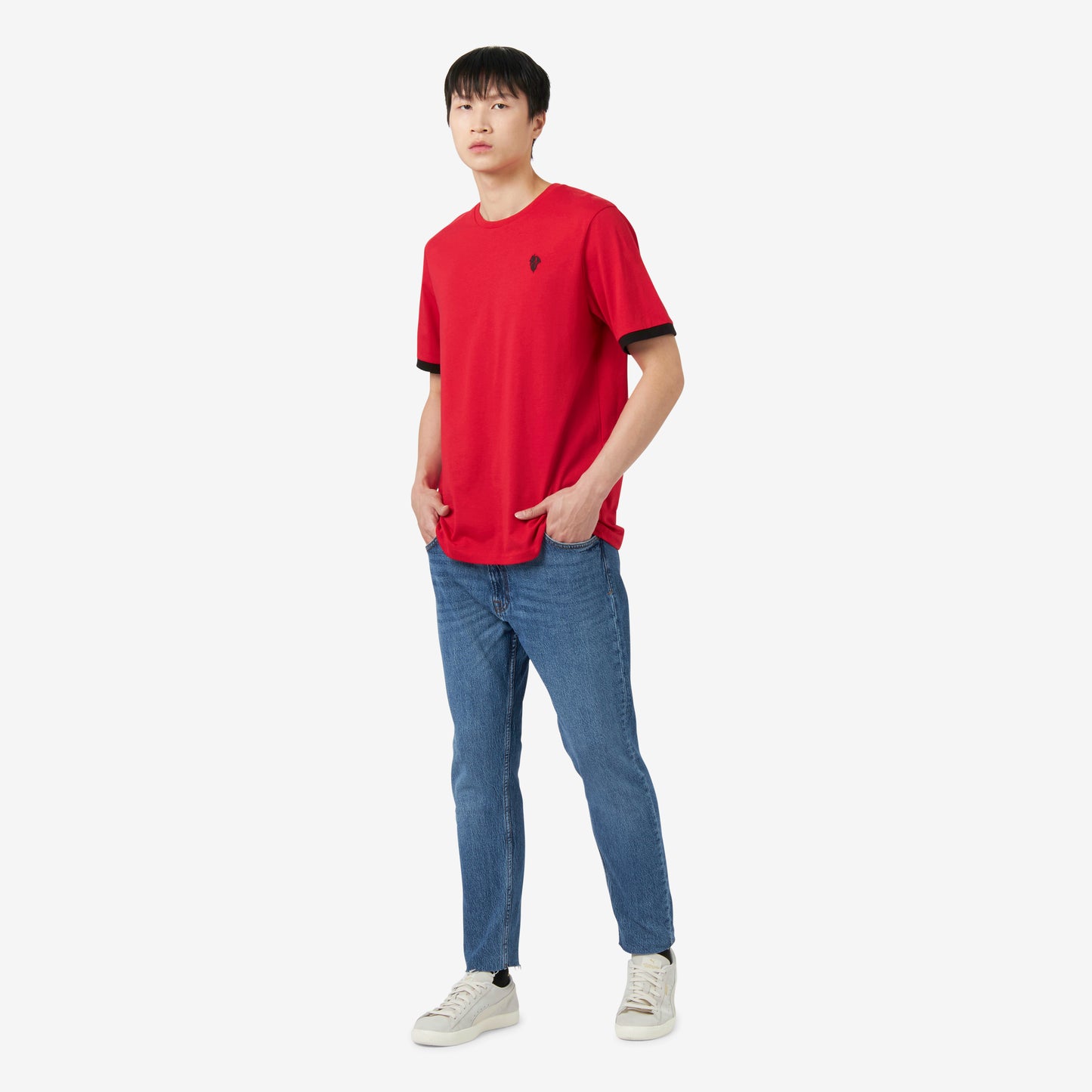 T-SHIRT MILAN DEVIL COLLECTION CON RICAMO