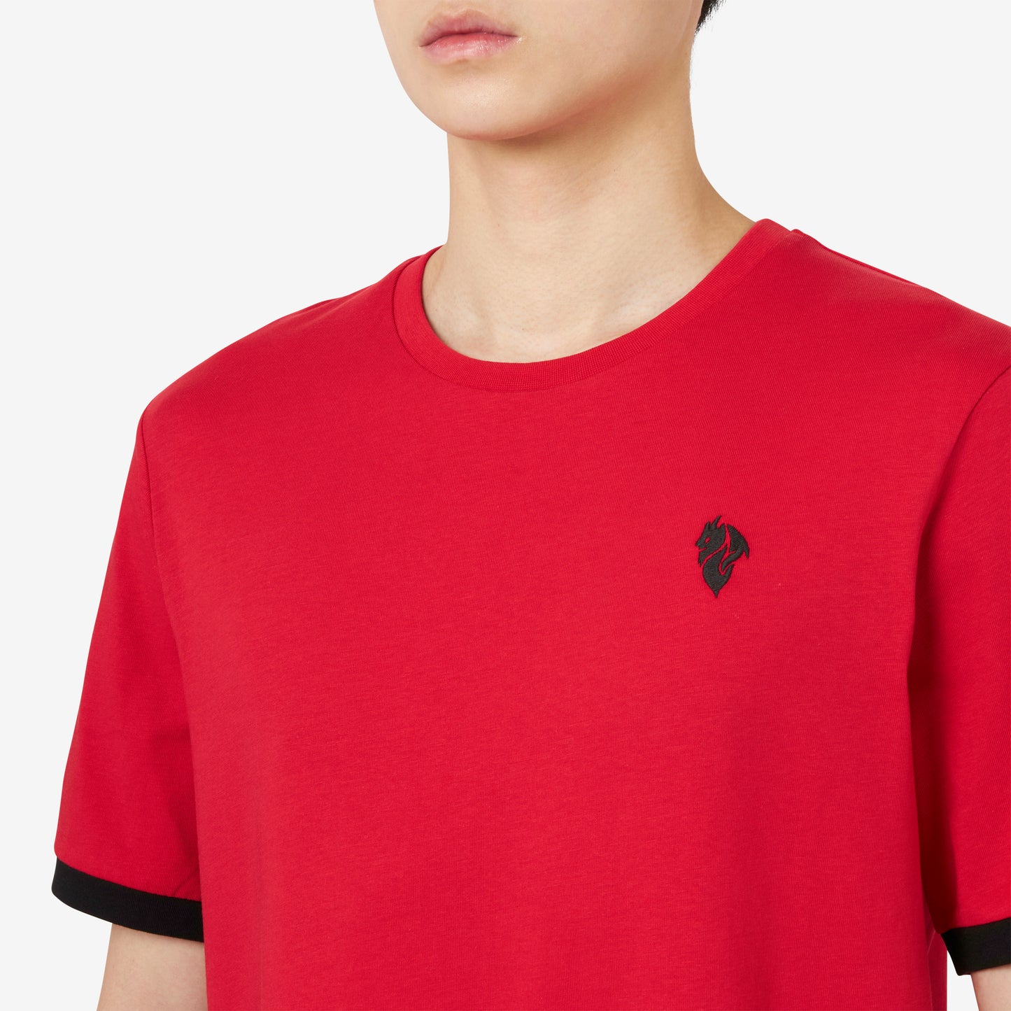 T-SHIRT MILAN DEVIL COLLECTION CON RICAMO