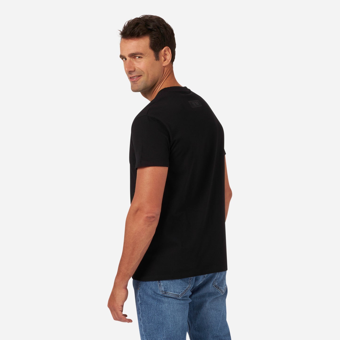 T-SHIRT MILAN MONOCHROME CON LOGO IN TINTA