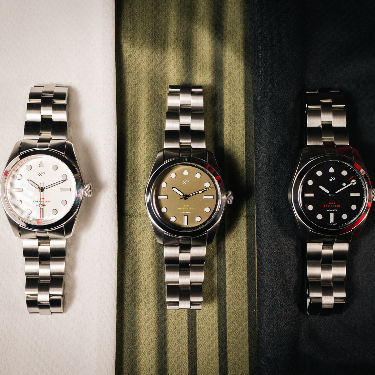 Orologio About Vintage 1899 Rossonero Automatic White