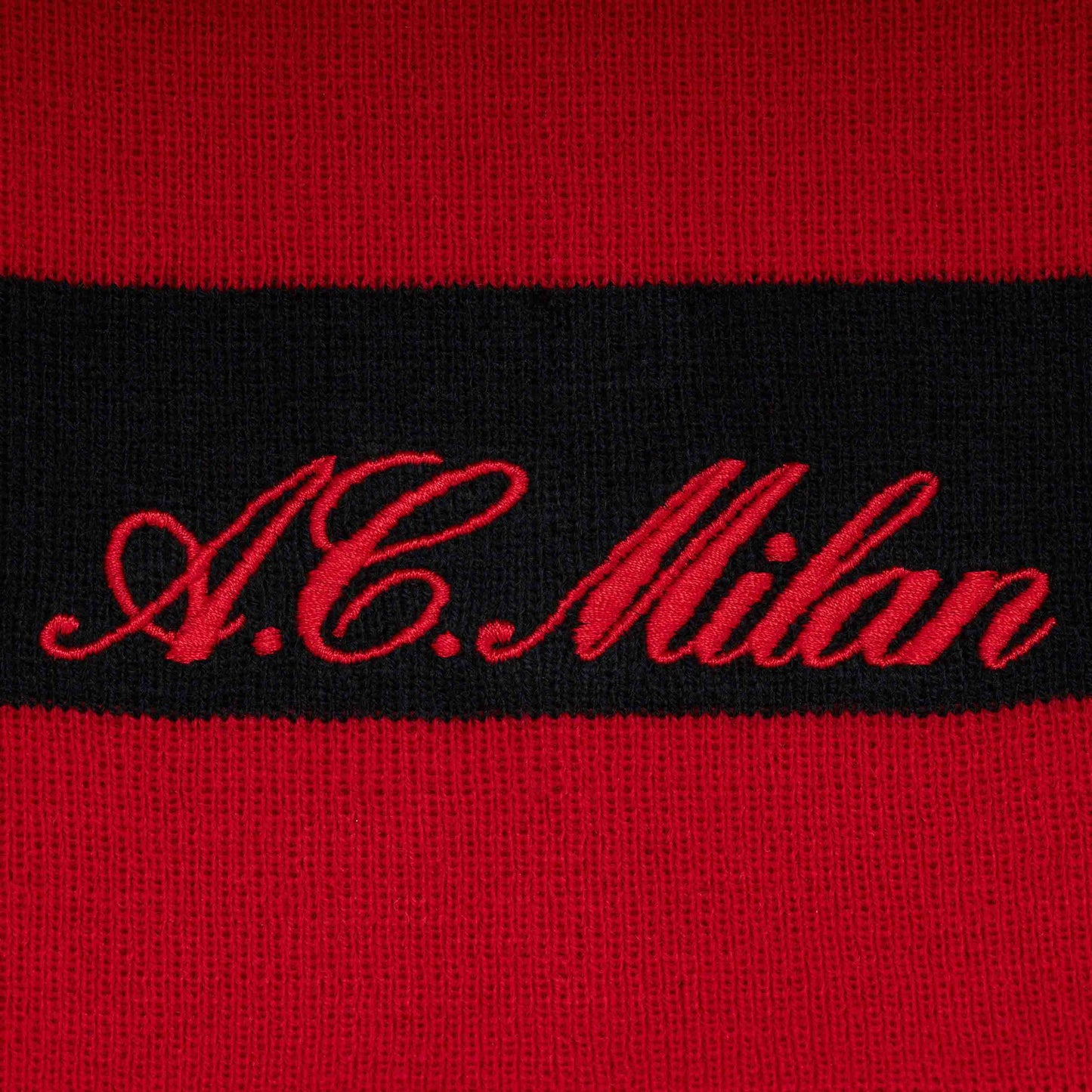 BERRETTO MILAN REVERSIBILE CON RICAMO