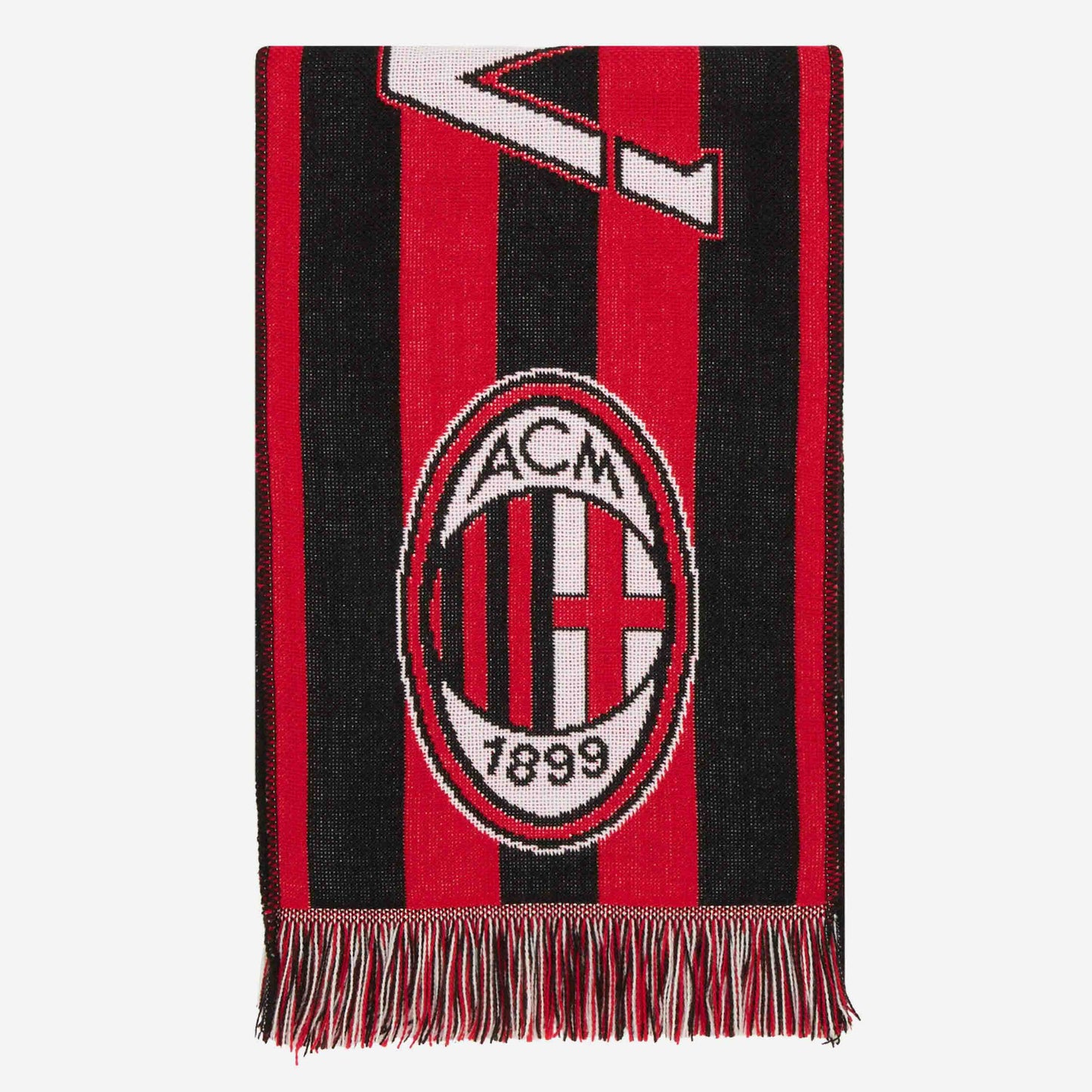 SCIARPA MILAN A BANDE ROSSONERE