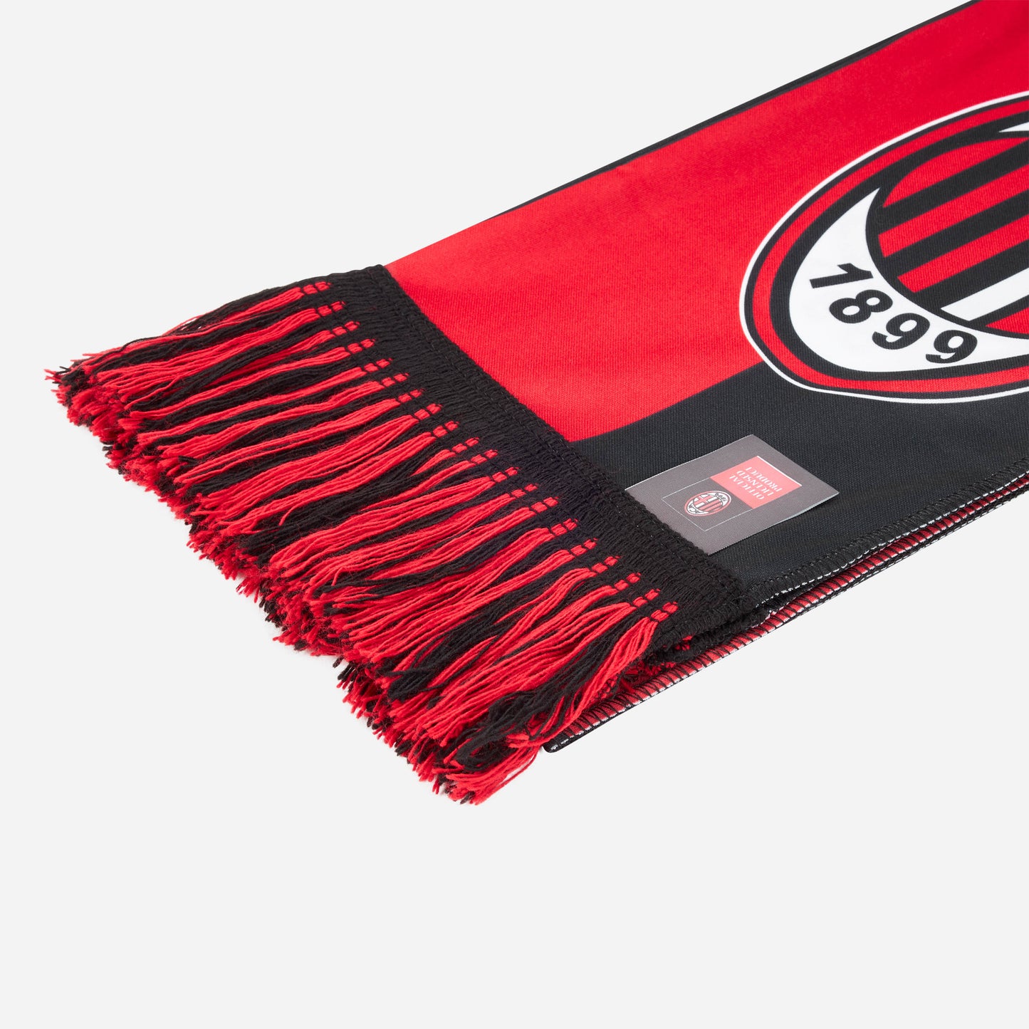 SCIARPA MILAN DOUBLE FACE A BLOCCHI ROSSONERI