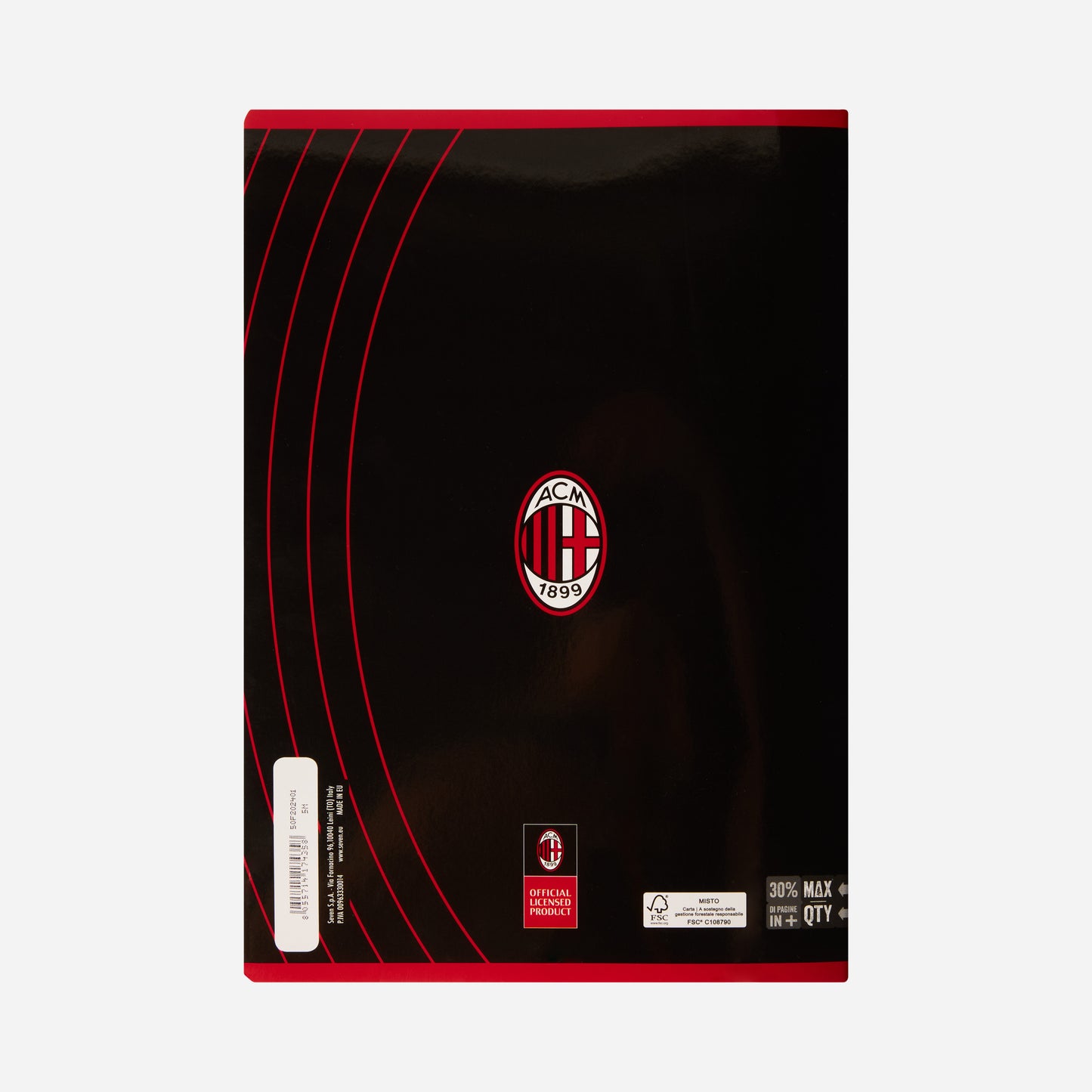 QUADERNONE MILAN A QUADRETTI