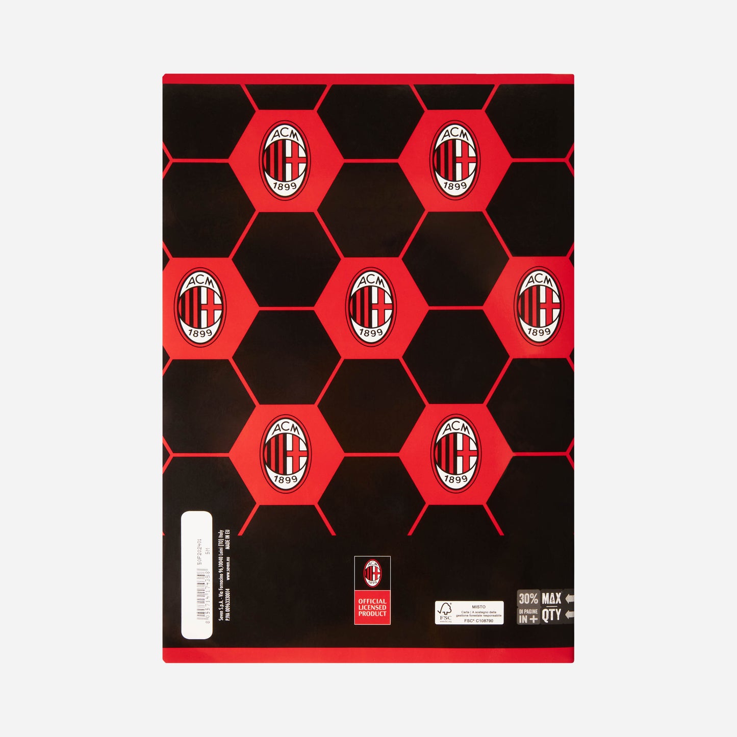 QUADERNONE MILAN A QUADRETTI