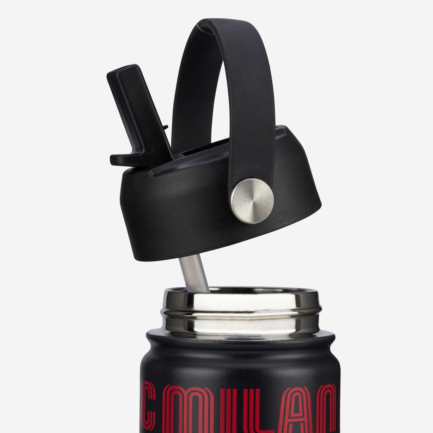 MILAN WATER BOTTLE WITH ALLOVER DESIGN AND LOGO