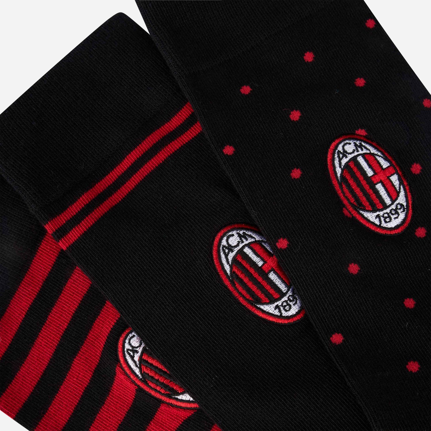 SET CALZE MILAN A FANTASIA CON LOGO