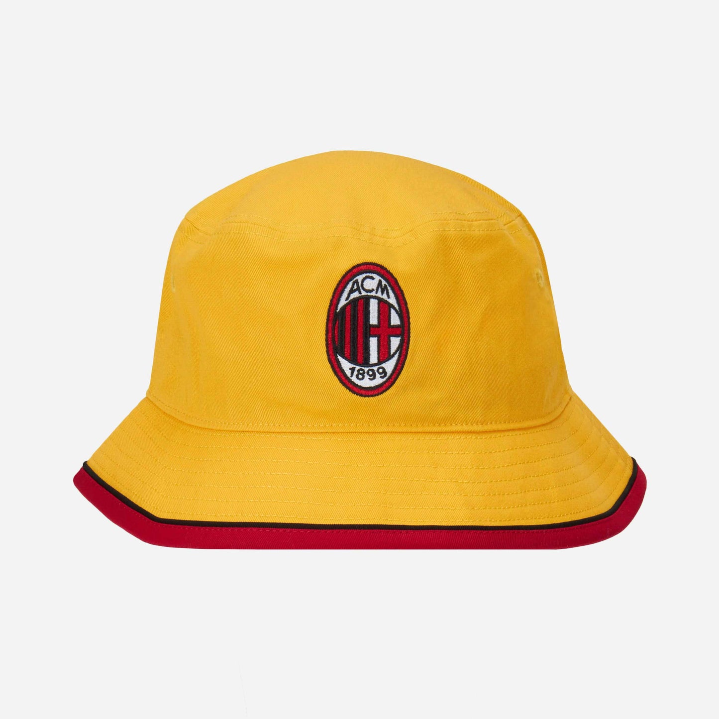 BUCKET HAT GIALLO NEW ERA X AC MILAN CON LOGO