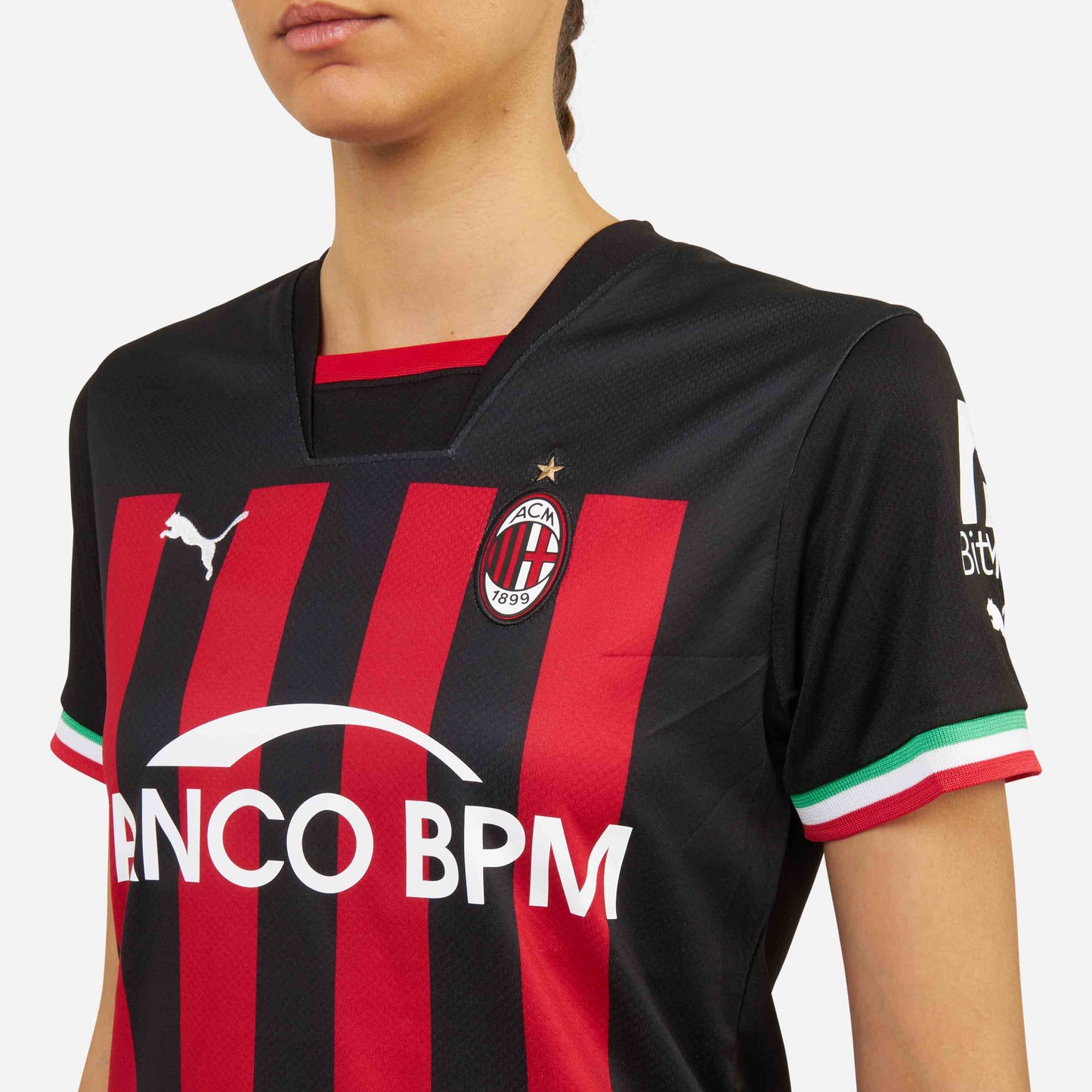 MILAN HOME REPLICA 2022/23 WOMAN JERSEY - BANCO BPM