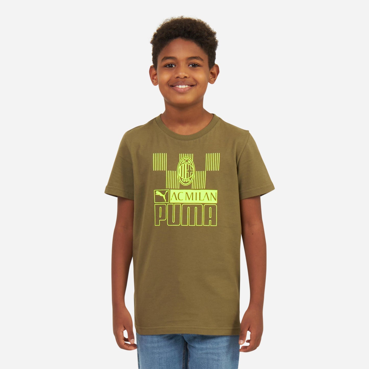 T-SHIRT MILAN BAMBINO CON STAMPA FRONTALE