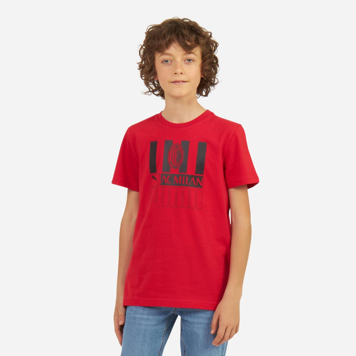 T-SHIRT MILAN BAMBINO CON STAMPA FRONTALE