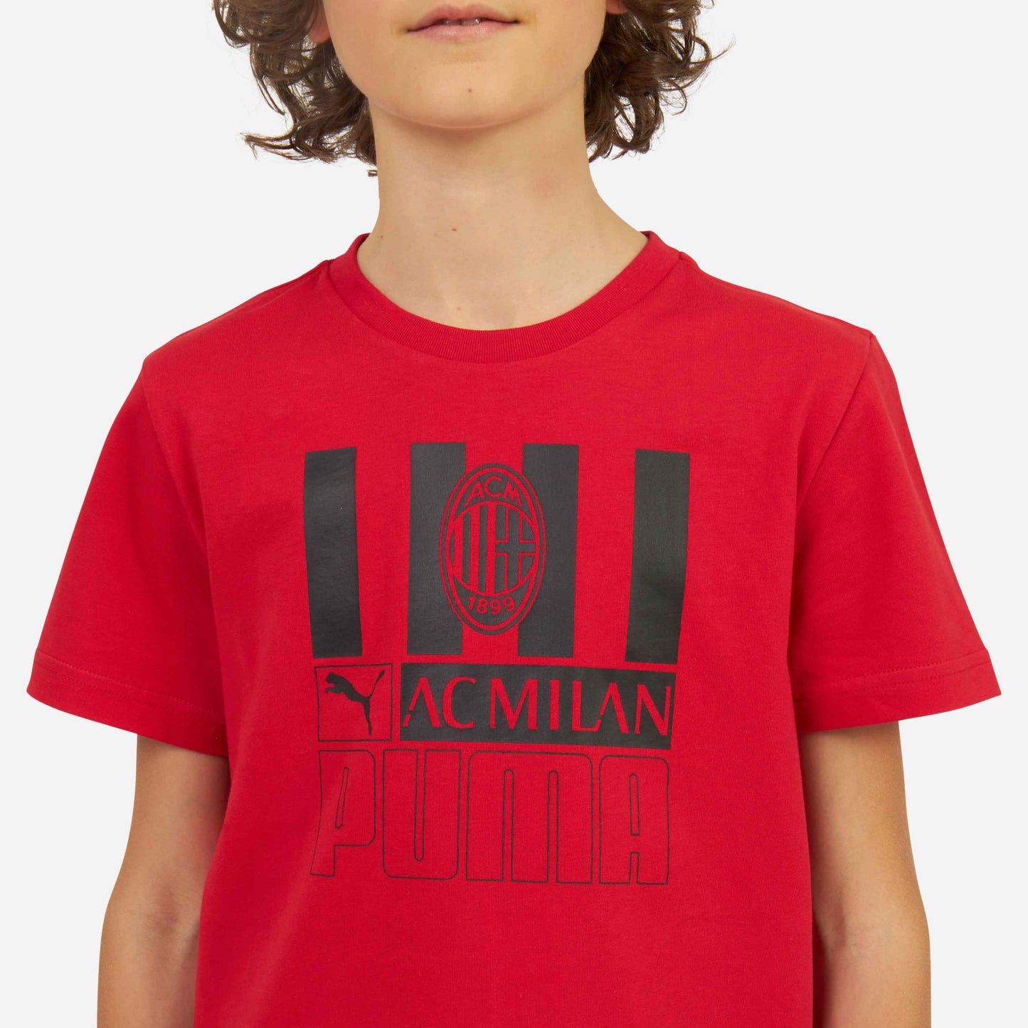 T-SHIRT MILAN BAMBINO CON STAMPA FRONTALE