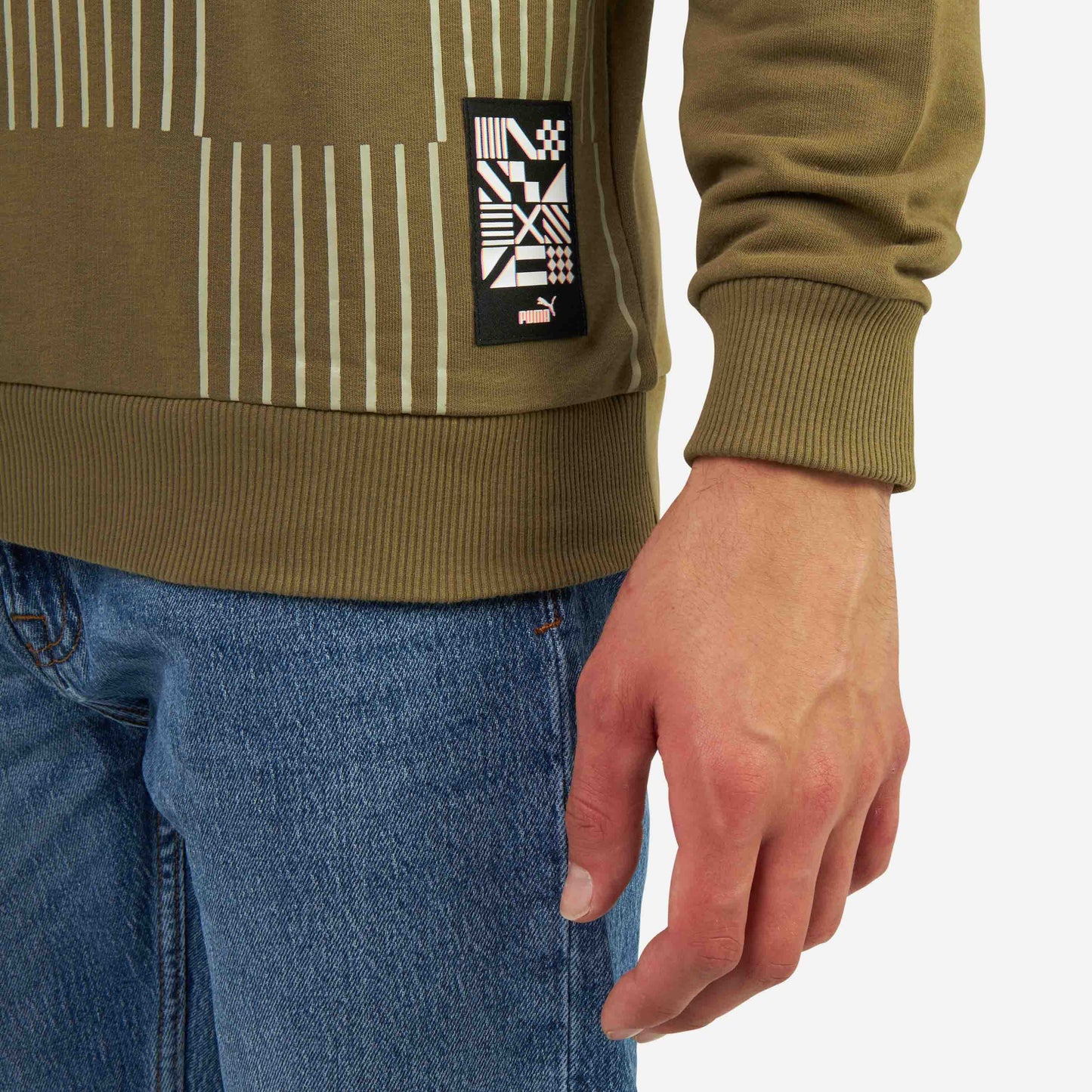 FELPA MILAN CREWNECK CON STAMPE E PATCH