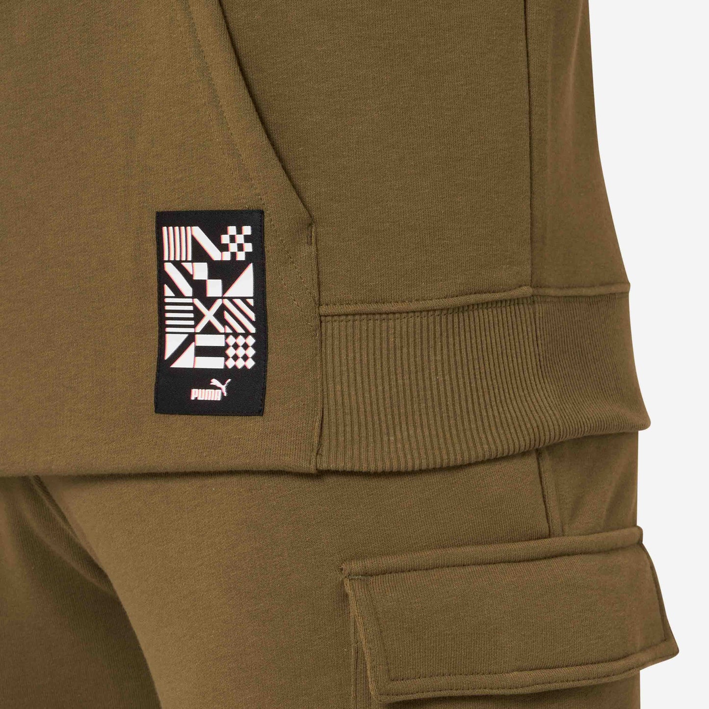 FELPA MILAN CON CAPPUCCIO E TASCA FRONTALE