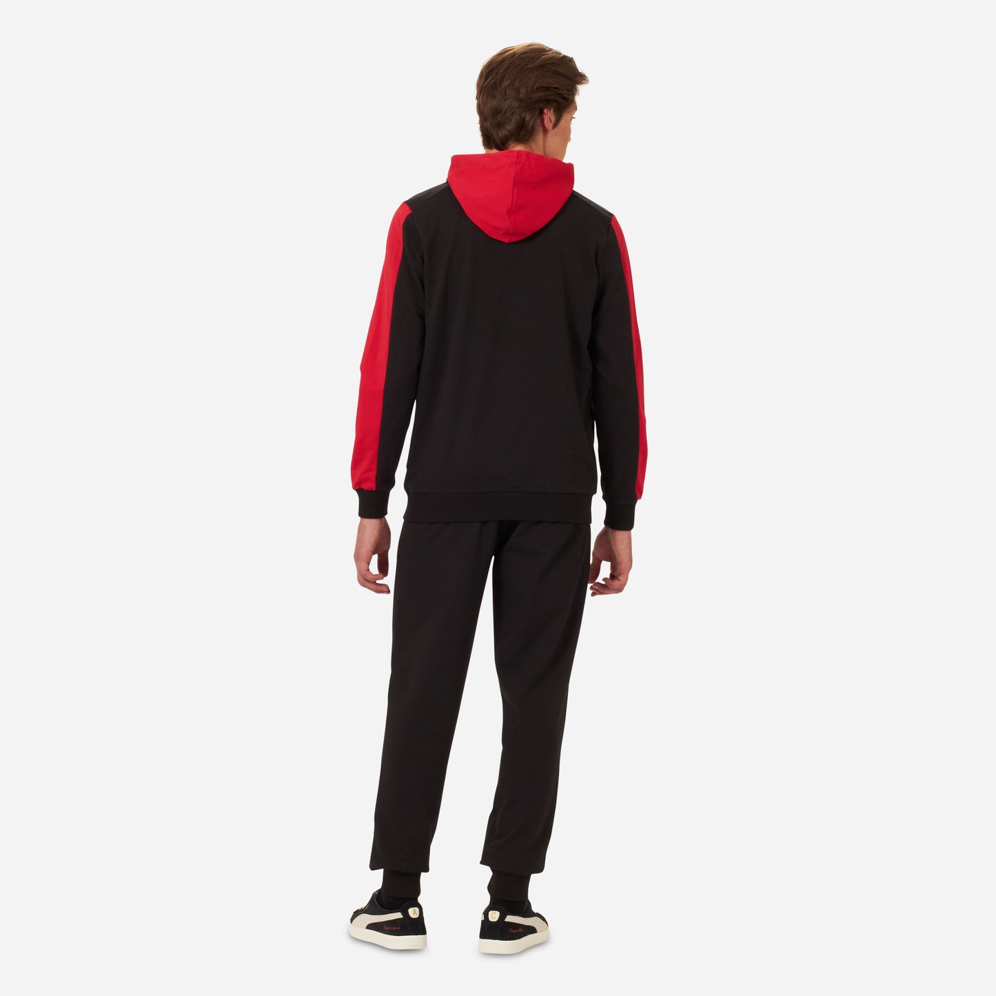 TUTA MILAN CON FELPA FULL ZIP CON CAPPUCCIO E PANTALONI