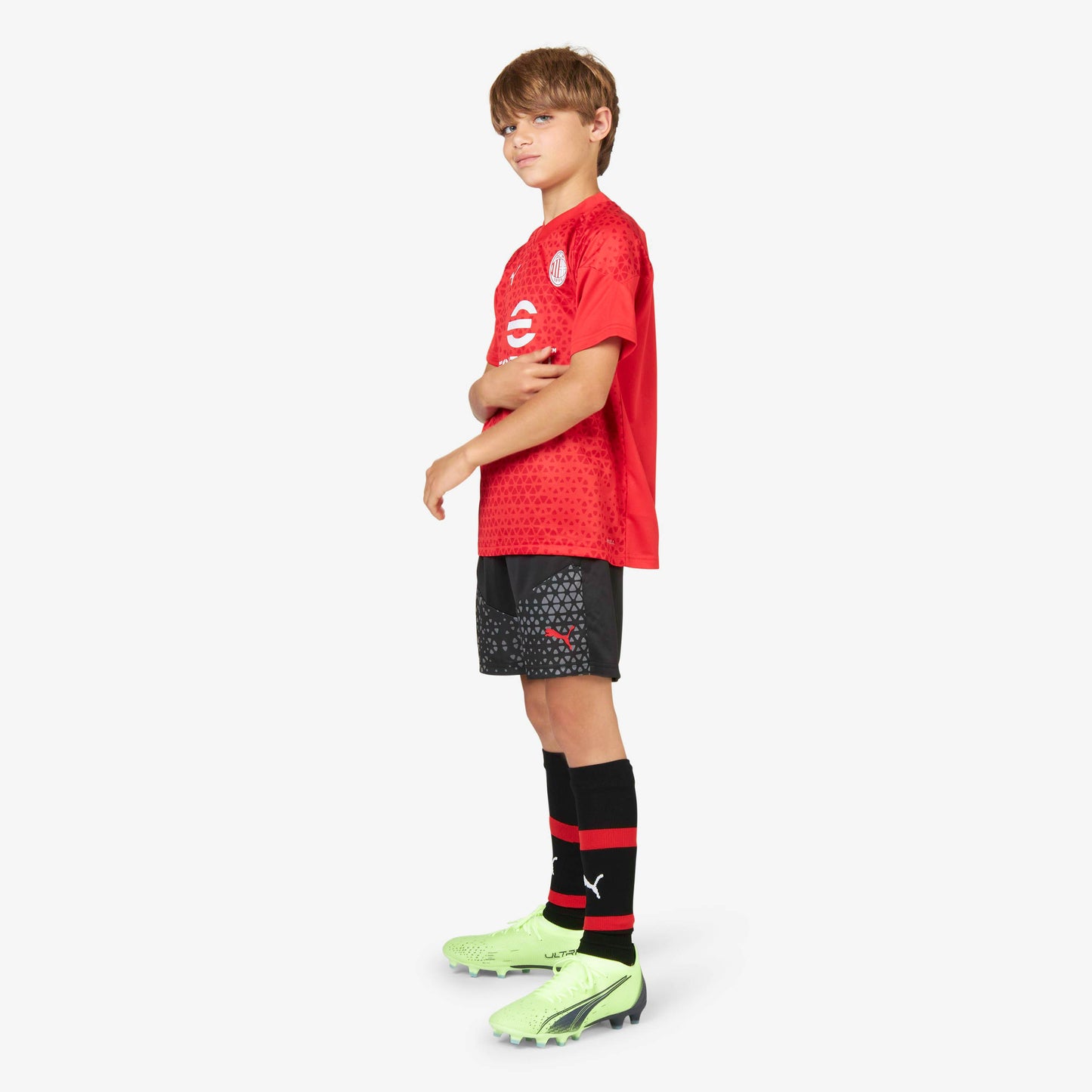 PANTALONCINI MILAN TRAINING 2023/24 BAMBINO