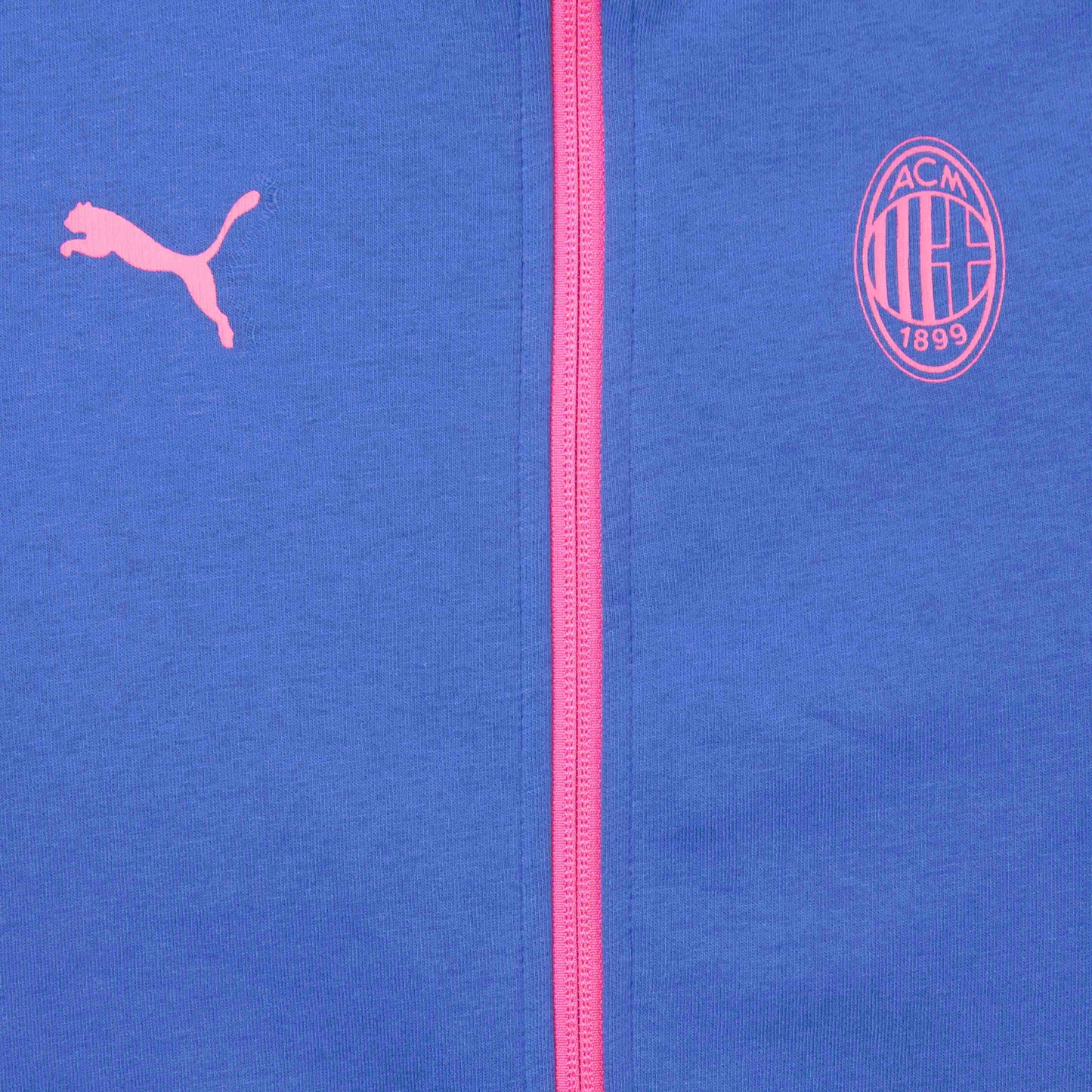 FELPA MILAN CASUALS DA BAMBINO CON ZIP E CAPPUCCIO 2023/24