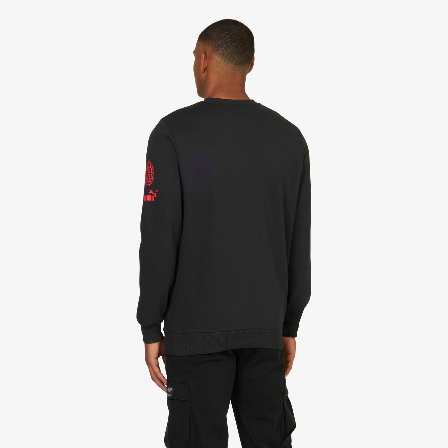 FELPA GIROCOLLO MILAN CON STAMPA FOOTBALL CORE