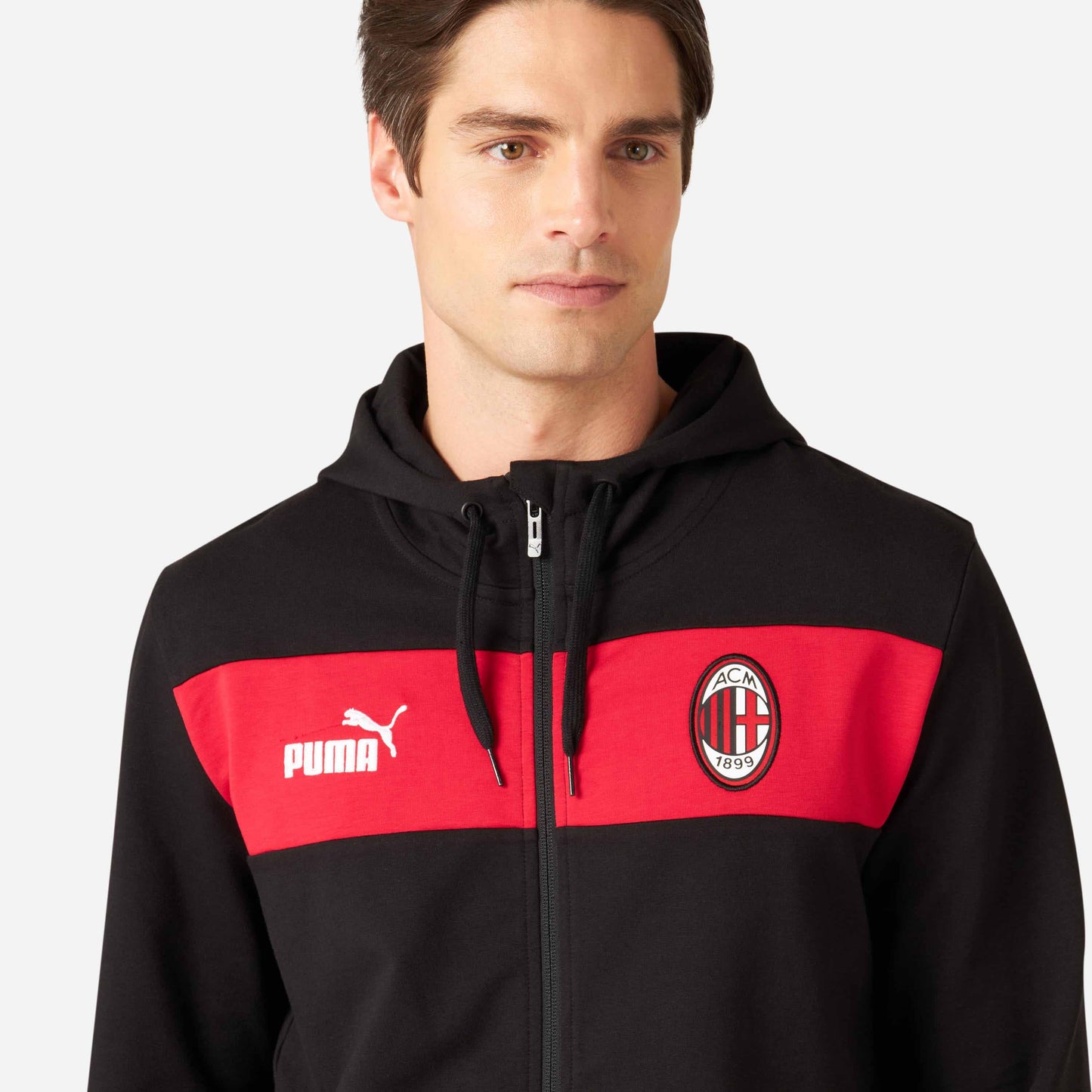 TUTA MILAN CON FELPA FULL ZIP CON CAPPUCCIO E PANTALONI