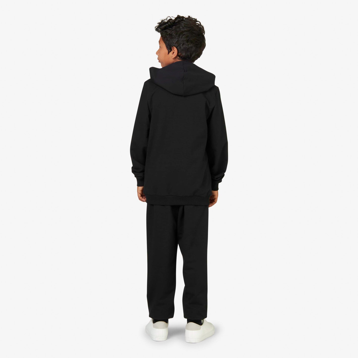 TUTA MILAN BAMBINO CON FELPA FULL ZIP CON CAPPUCCIO E PANTALONI