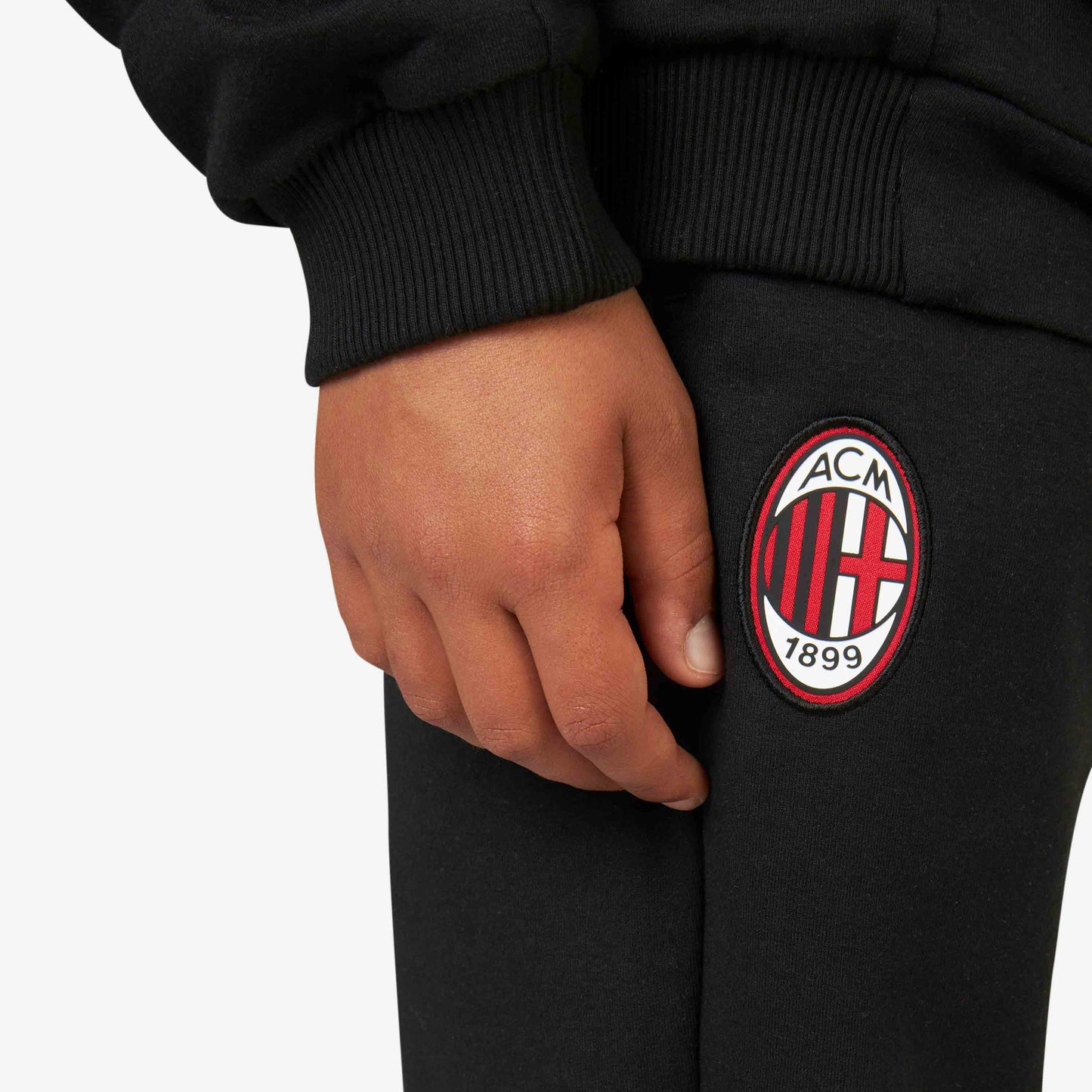 TUTA MILAN BAMBINO CON FELPA FULL ZIP CON CAPPUCCIO E PANTALONI