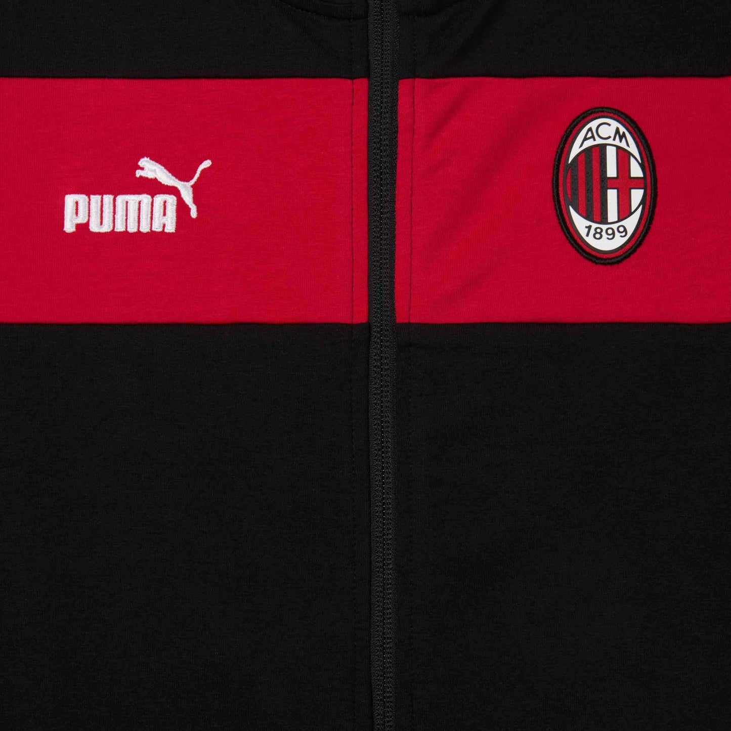 TUTA MILAN BAMBINO CON FELPA FULL ZIP CON CAPPUCCIO E PANTALONI