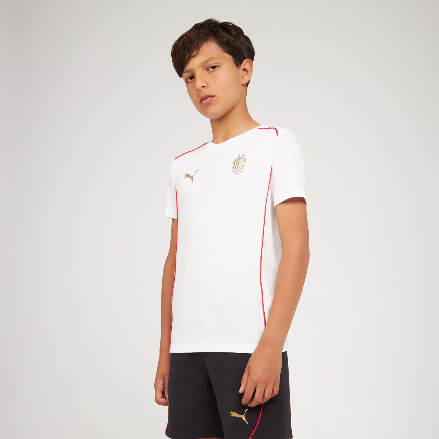 T-SHIRT MILAN CASUALS BAMBINO 2024/25