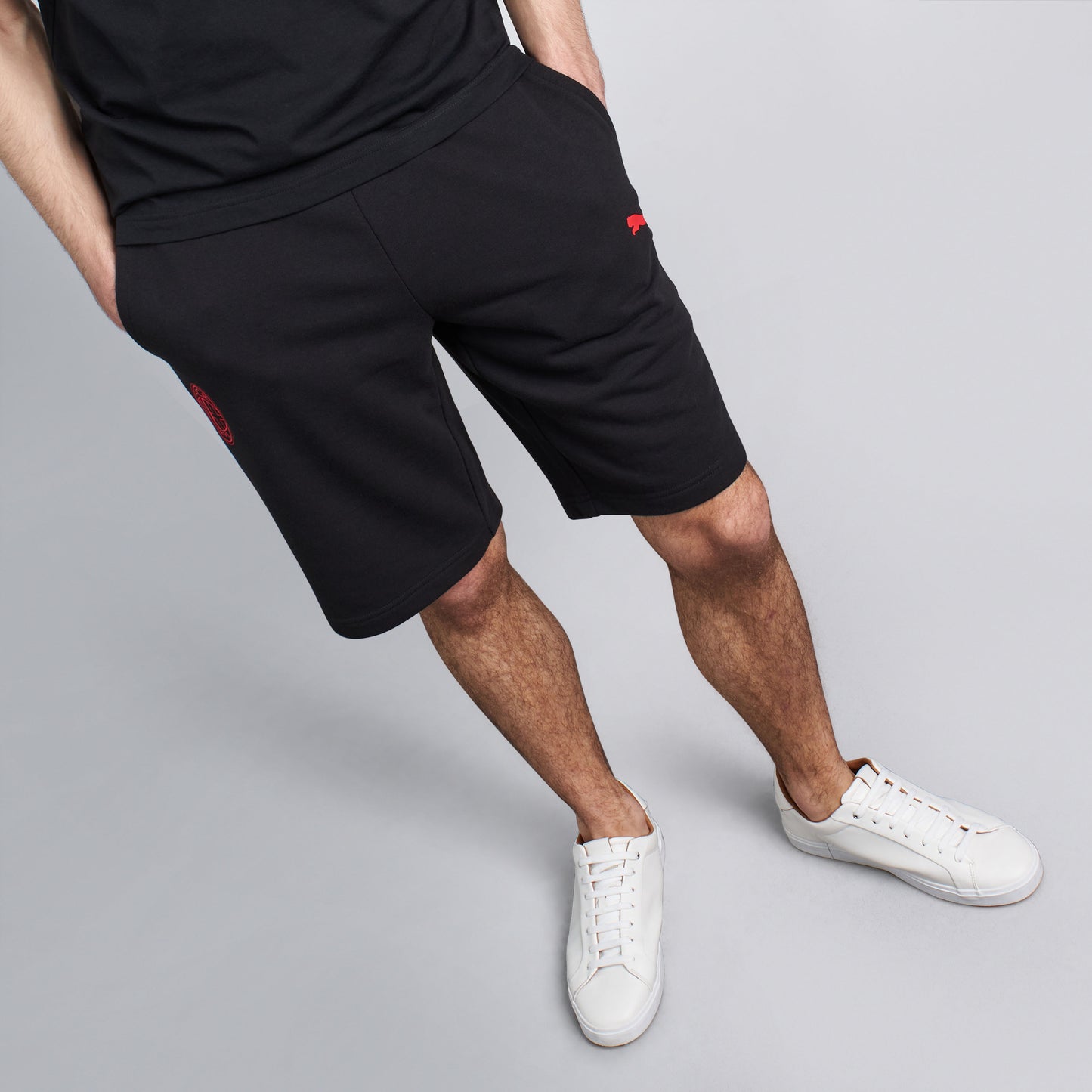 AC MILAN ESSENTIAL COLLECTION BLACK SHORTS