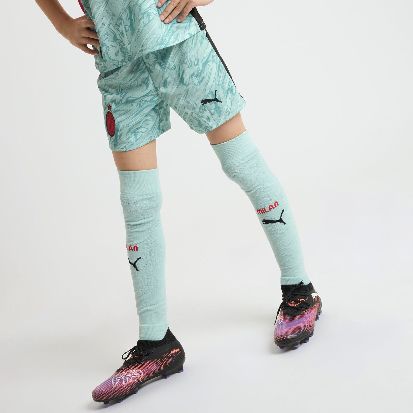 PANTALONCINI PORTIERE BAMBINO MILAN GARA HOME 2025/26