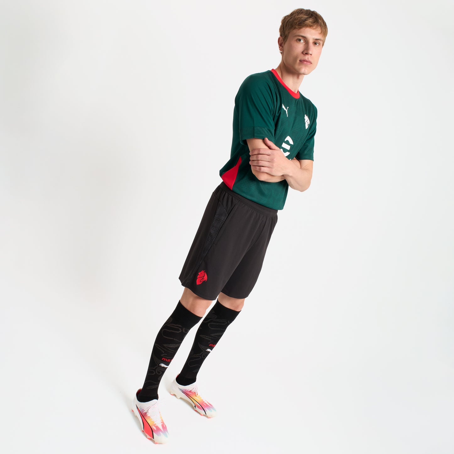 PANTALONCINI NERI MILAN TRAINING 2025/26