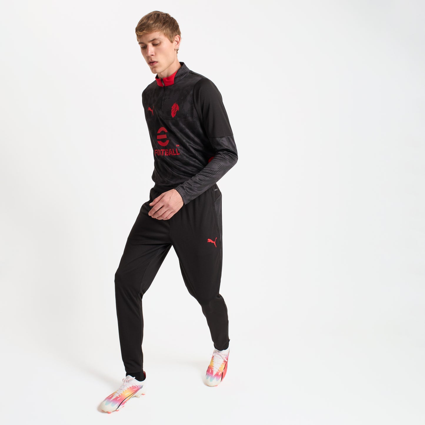 MILAN TRAINING 2025/26 BLACK PANTS