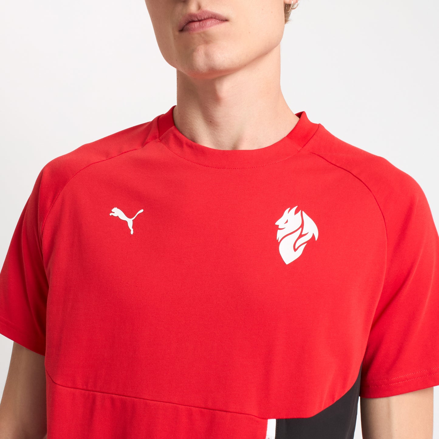T-SHIRT ROSSA MILAN PUMATECH 2025/26