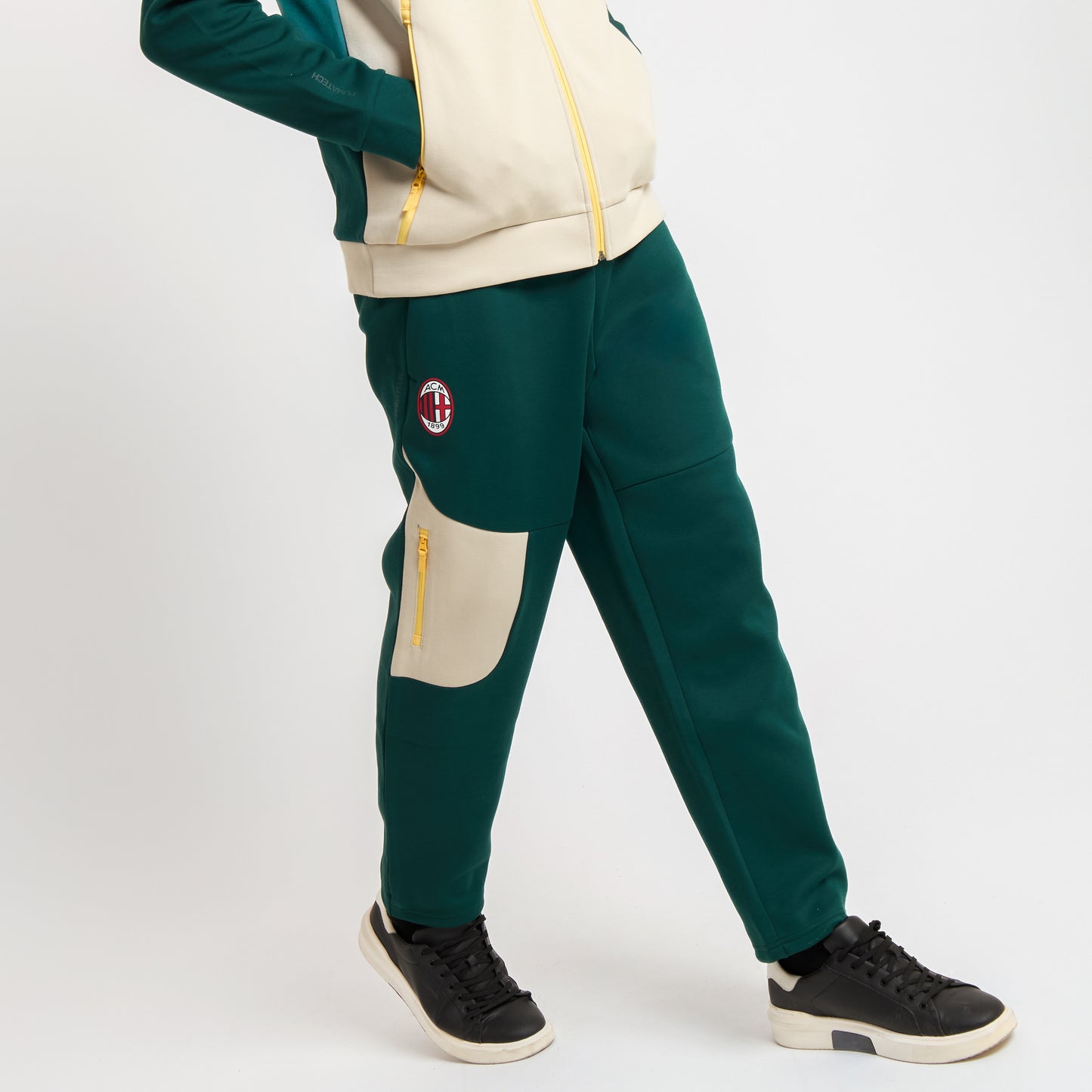 MILAN PUMATECH 2025/26 GREEN PANTS WITH POCKETS