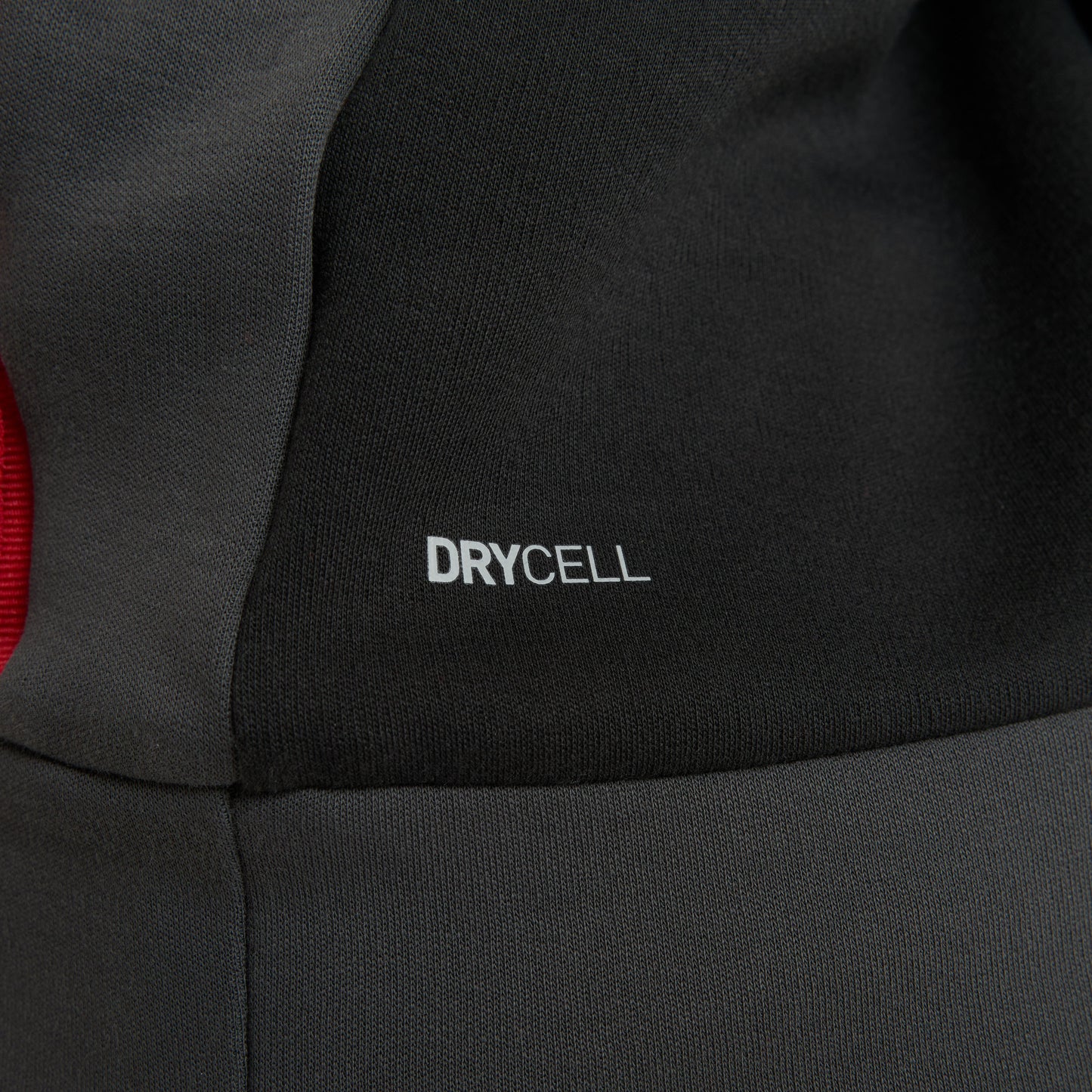 FELPA NERA BAMBINO MILAN PUMATECH 2025/26 CON ZIP E CAPPUCCIO