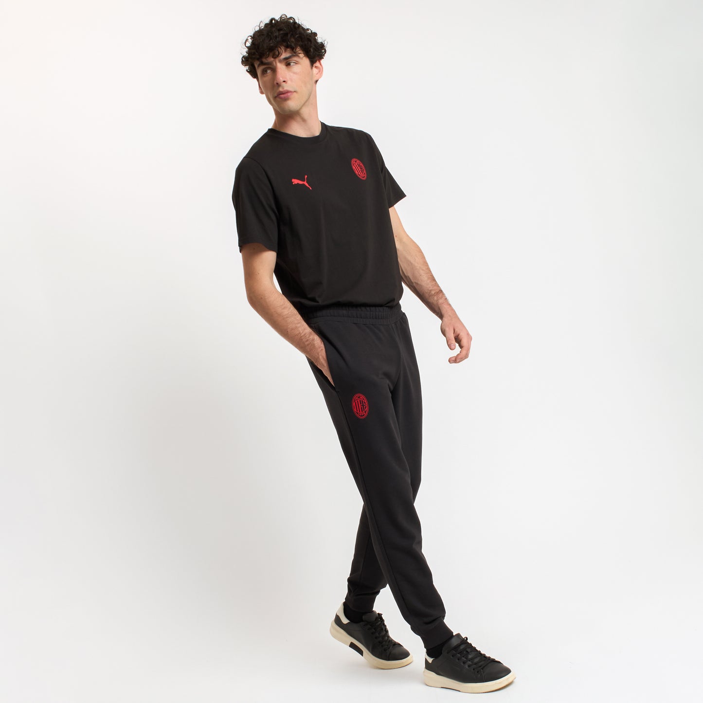 AC MILAN BLACK PANTS ESSENTIAL COLLECTION
