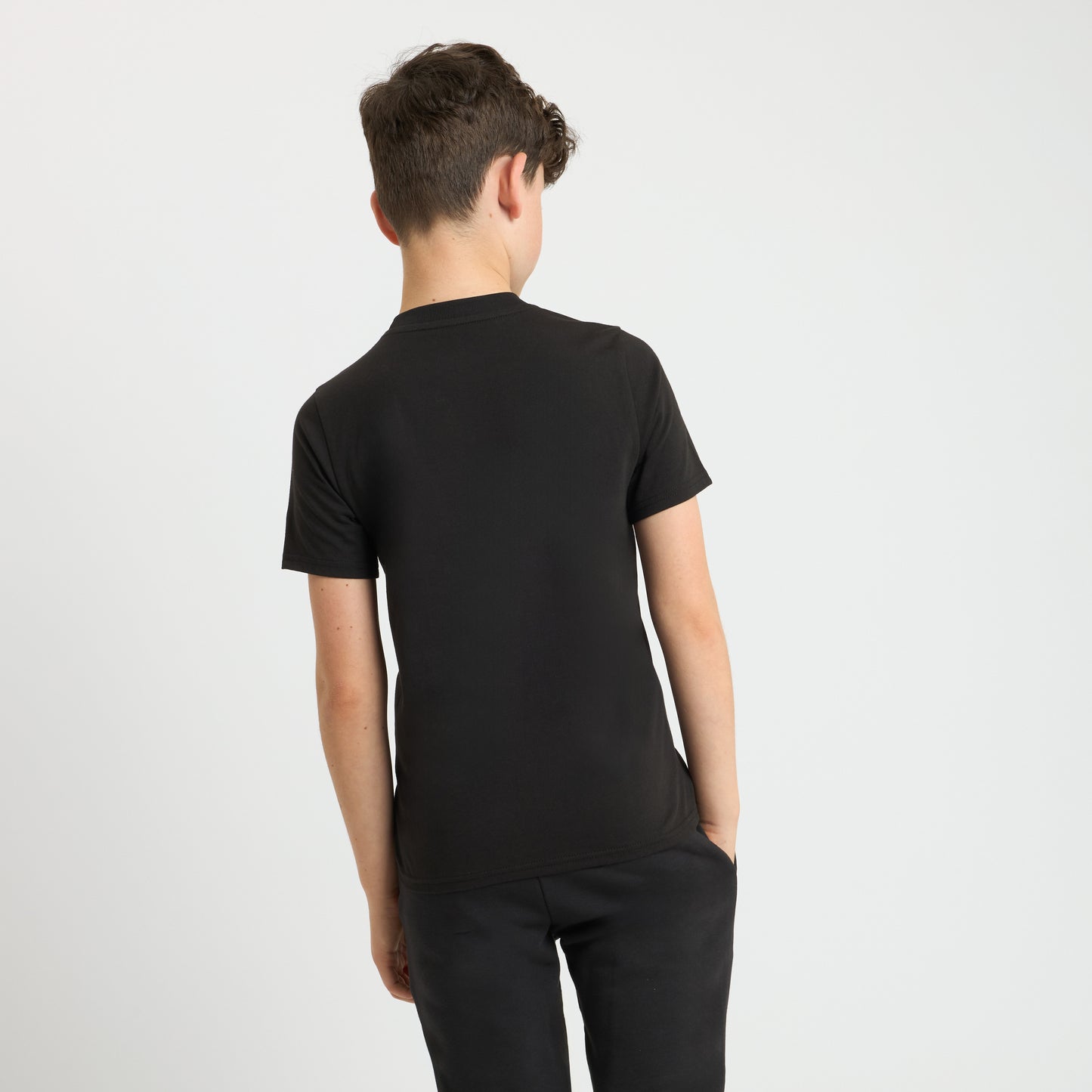 T-SHIRT NERA BAMBINO MILAN ESSENTIAL