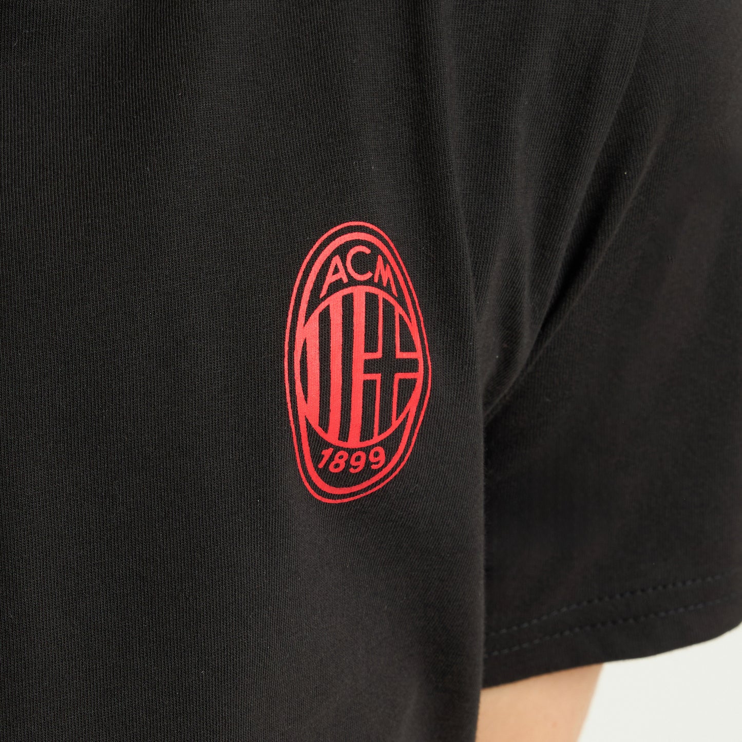 T-SHIRT NERA BAMBINO MILAN ESSENTIAL