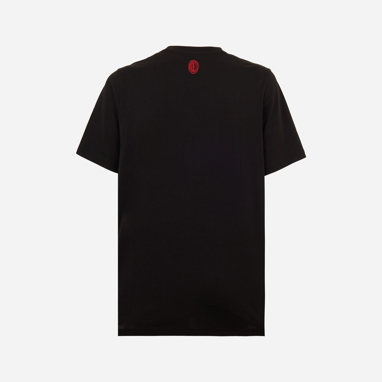 T-SHIRT NERA CON GRAFICA ROSSONERI MILAN CULTURE