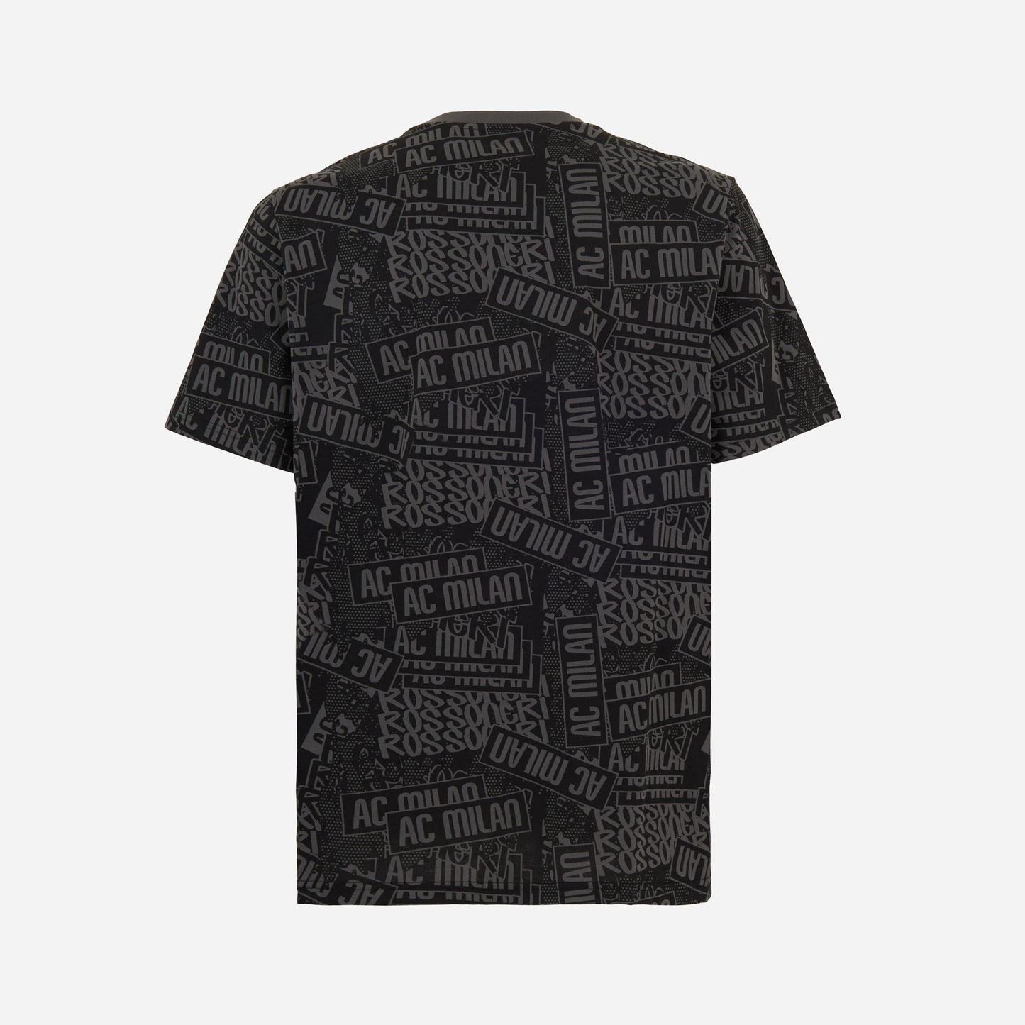 T-SHIRT NERA CON GRAFICA MILAN CULTURE