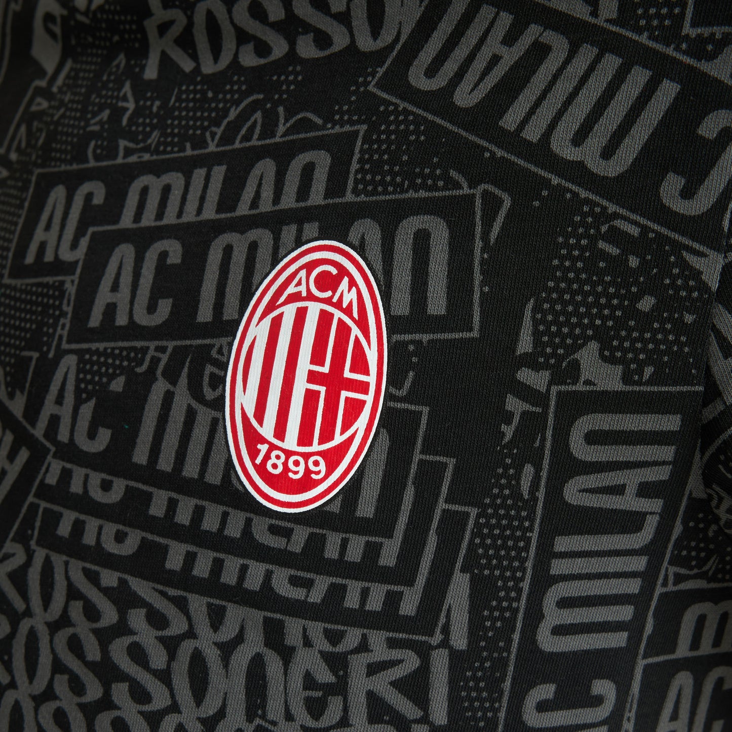 T-SHIRT NERA MILAN CULTURE BAMBINO