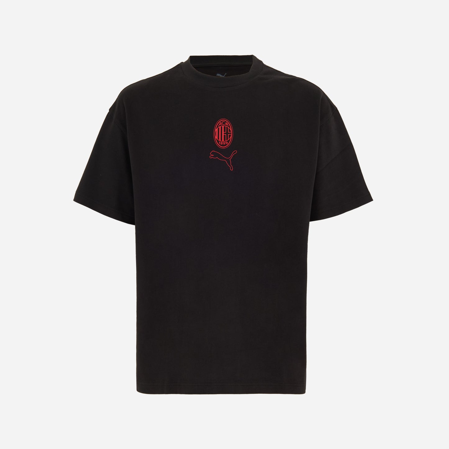 T-SHIRT NERA FOOTBALL STATEMENT MILAN