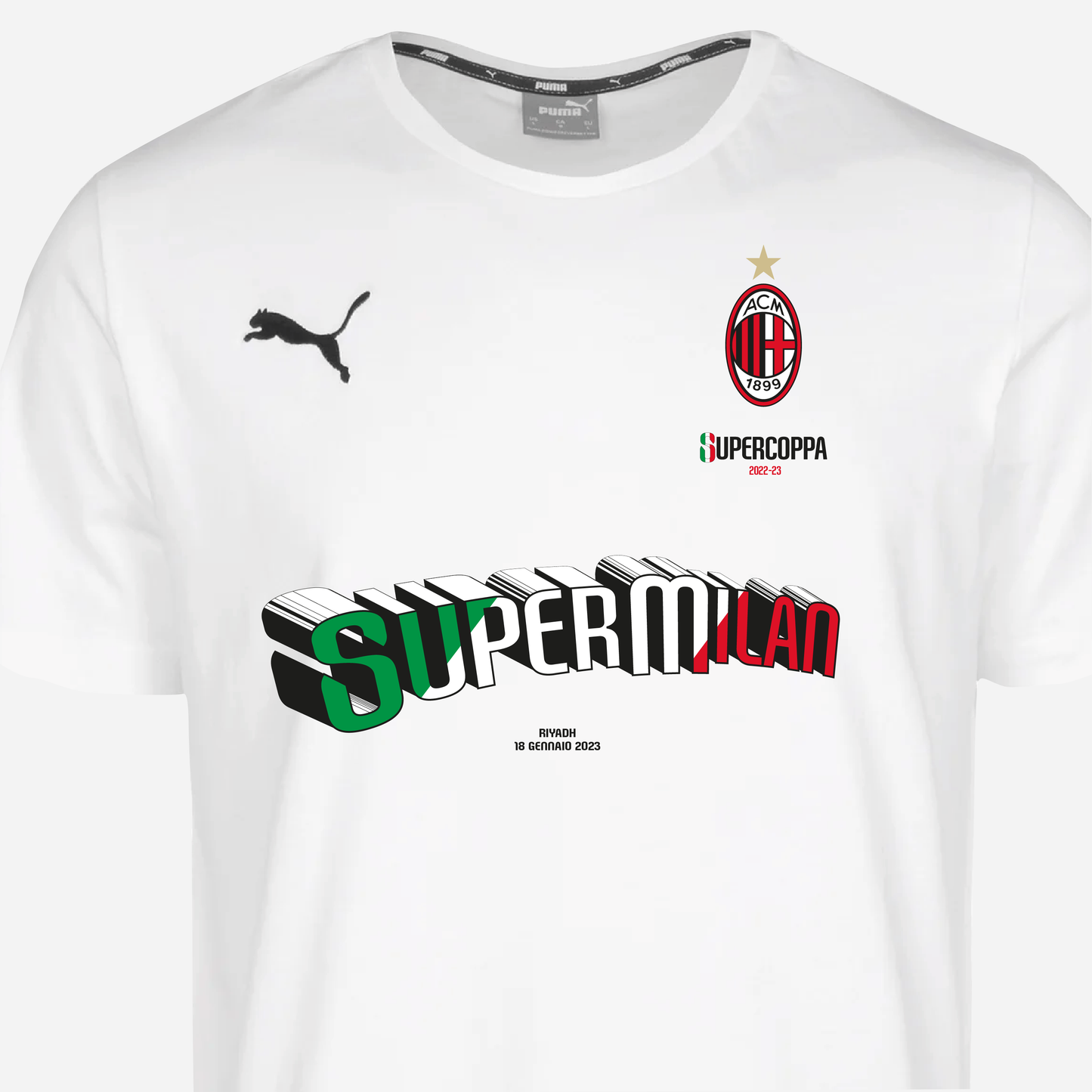 AC MILAN SUPERCUP WINNING TEE PUMA