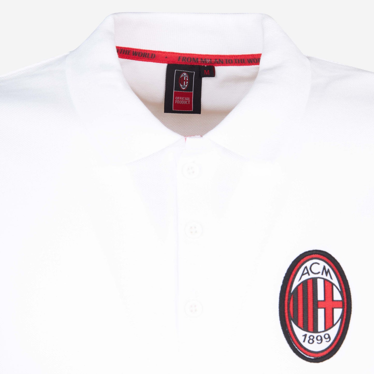 AC MILAN POLO SHIRT WITH RED&BLACK DETAILS