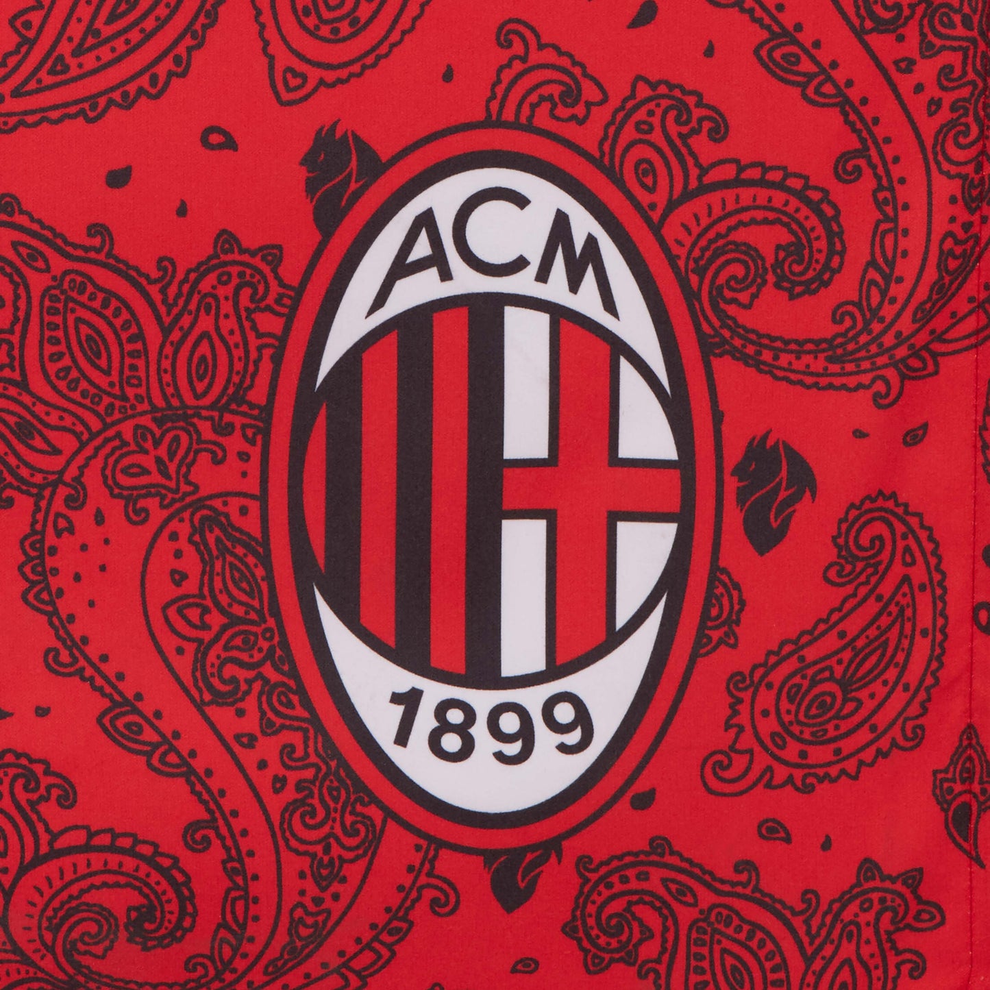 TELO MARE CON FANTASIA BANDANA AC MILAN X MC2 SAINT BARTH