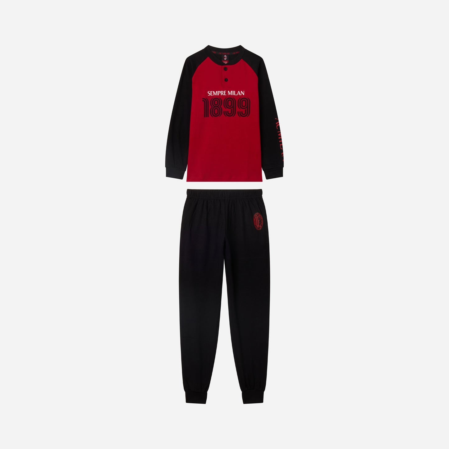 AC MILAN RED&BLACK KIDS PYJAMA