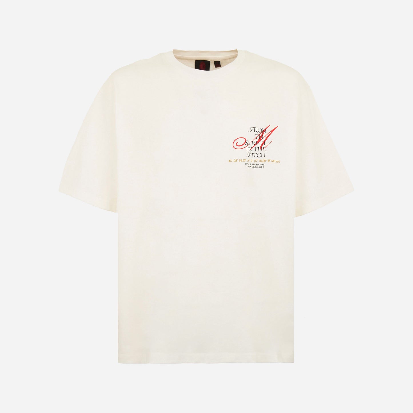 T-SHIRT MILAN CON STAMPA SUL RETRO CITY COLLECTION