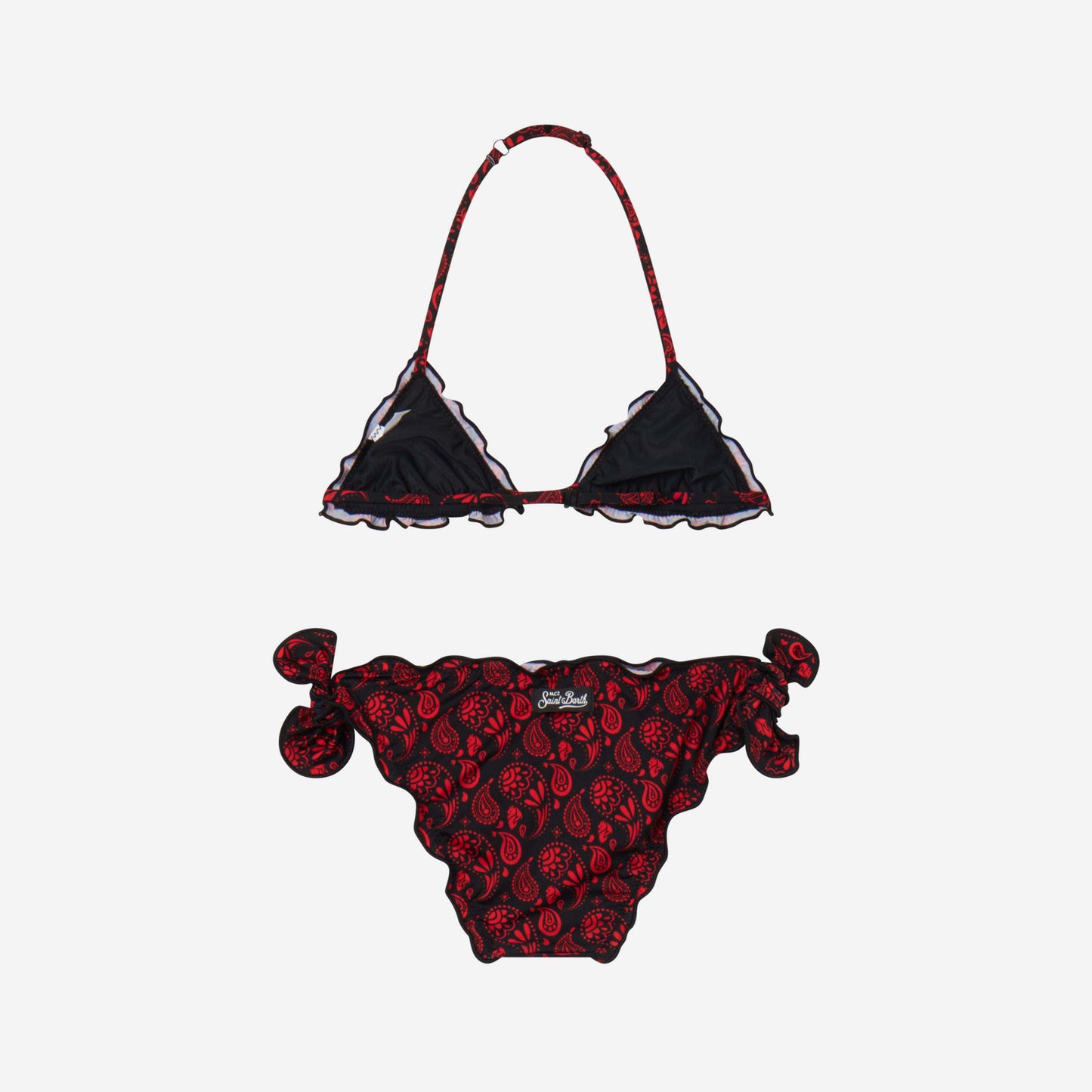 BIKINI MC2 SAINT BARTH X AC MILAN BAMBINA CON FANTASIA ROSSONERA